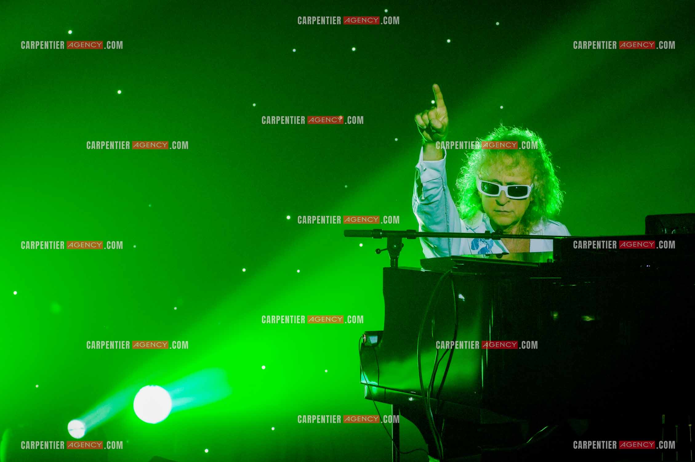 Le chanteur Michel Polnareff lors de ses répétitions au Zénith de Limoges avant d'entamer sa tournée sur toute la France en passant par le POPB de Paris Bercy.         ( Exclusif )