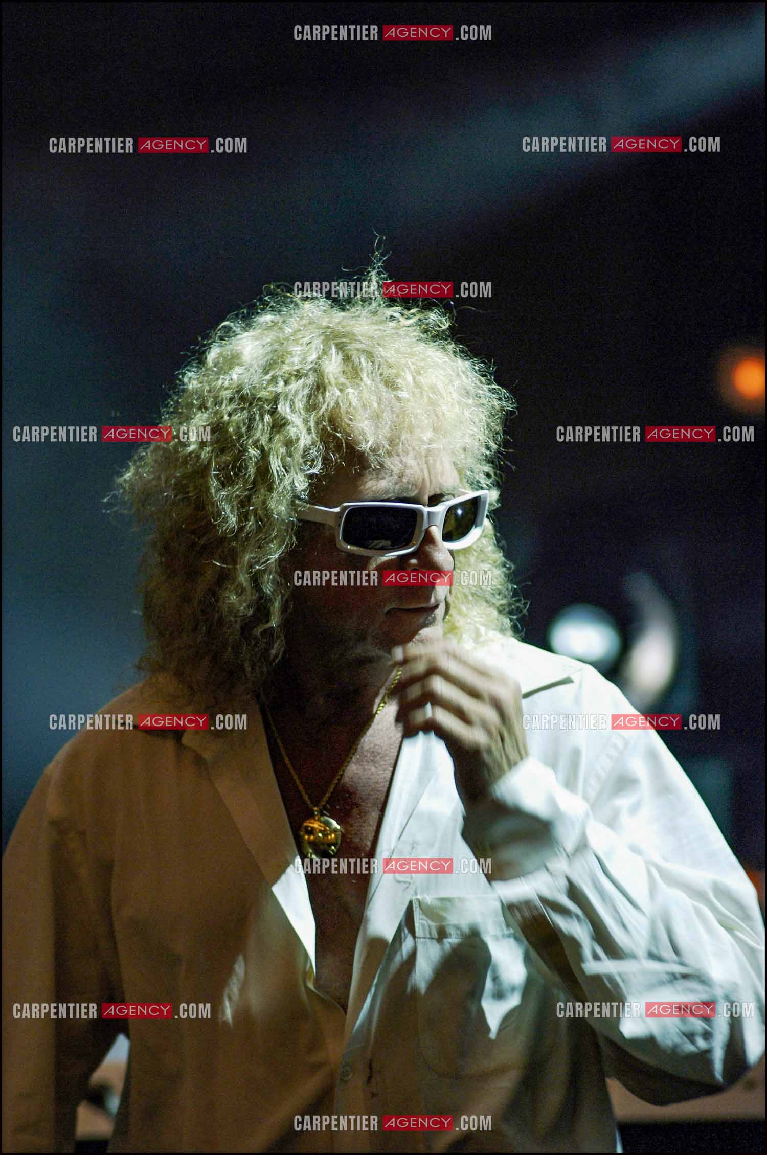 Le chanteur Michel Polnareff lors de ses répétitions au Zénith de Limoges avant d'entamer sa tournée sur toute la France en passant par le POPB de Paris Bercy.         ( Exclusif )