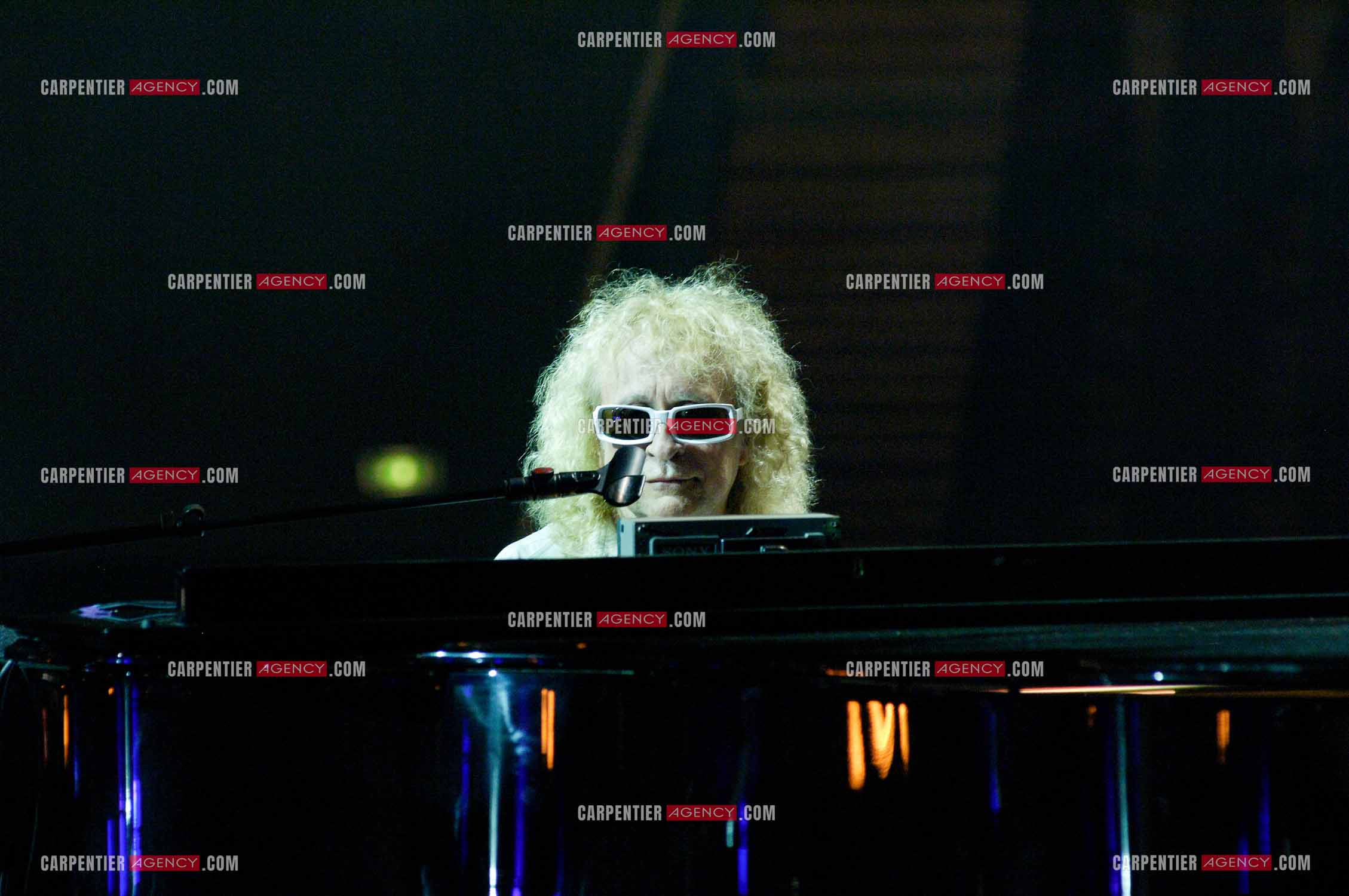 Le chanteur Michel Polnareff lors de ses répétitions au Zénith de Limoges avant d'entamer sa tournée sur toute la France en passant par le POPB de Paris Bercy.         ( Exclusif )