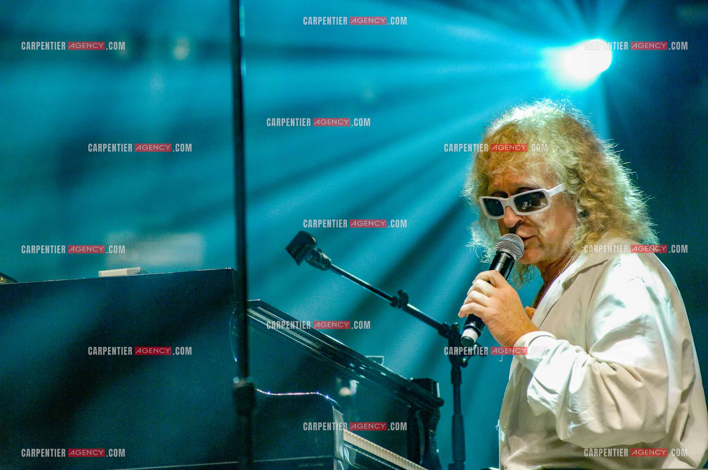 Le chanteur Michel Polnareff lors de ses répétitions au Zénith de Limoges avant d'entamer sa tournée sur toute la France en passant par le POPB de Paris Bercy.         ( Exclusif )