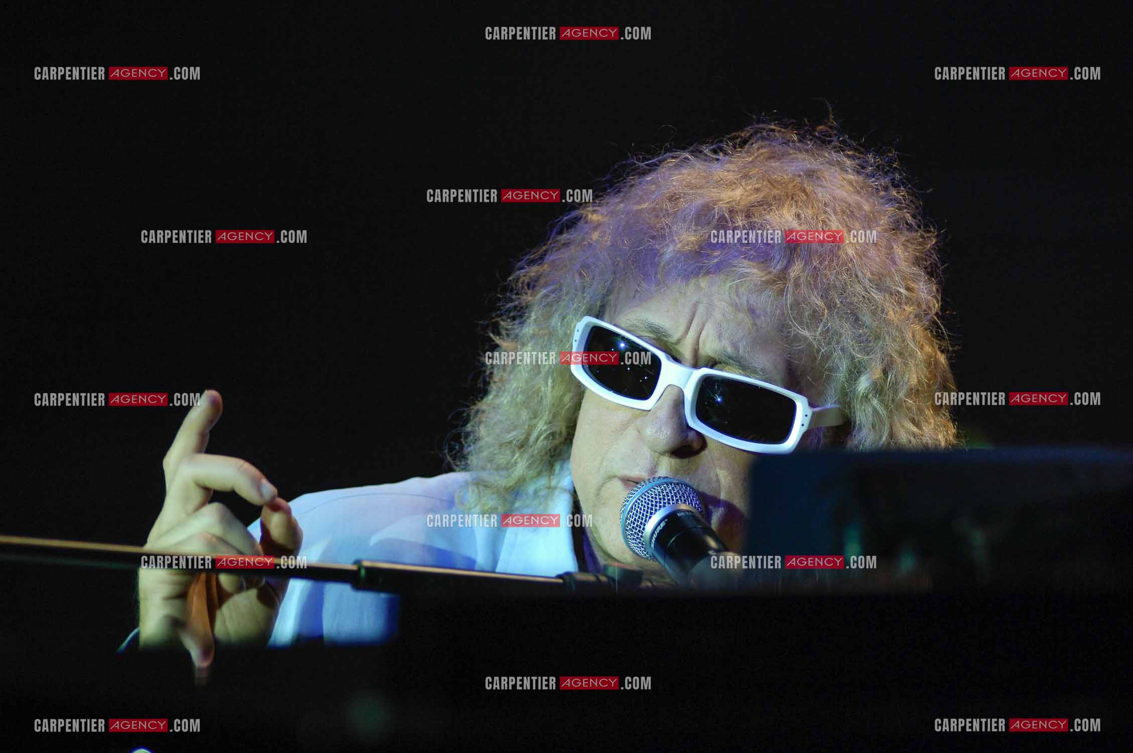 Le chanteur Michel Polnareff lors de ses répétitions au Zénith de Limoges avant d'entamer sa tournée sur toute la France en passant par le POPB de Paris Bercy.         ( Exclusif )