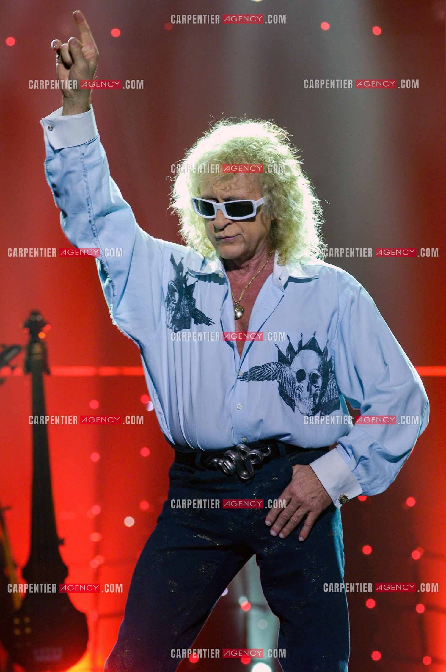 Le chanteur Michel Polnareff lors de ses répétitions au Zénith de Limoges avant d'entamer sa tournée sur toute la France en passant par le POPB de Paris Bercy.         ( Exclusif )