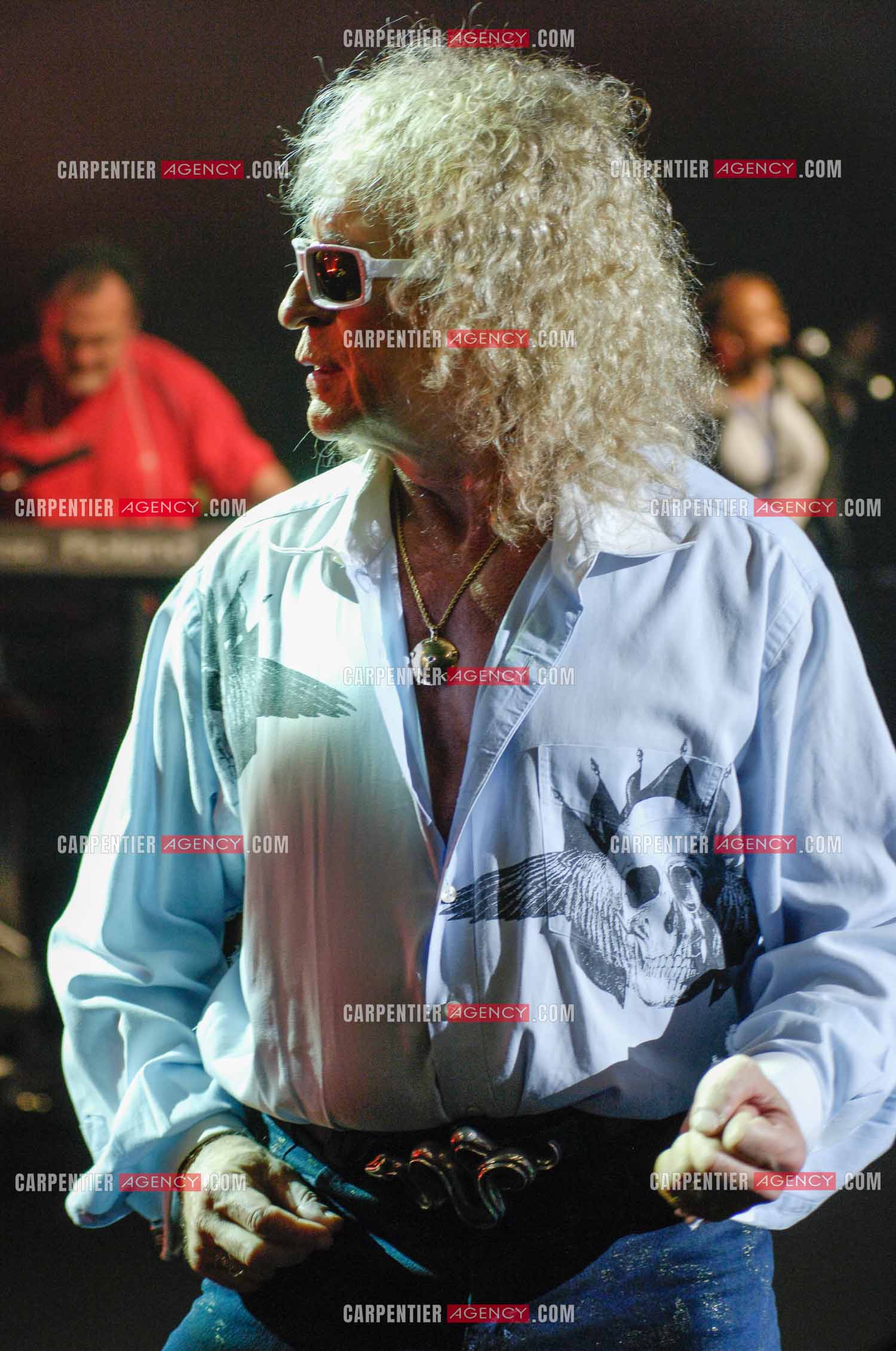 Le chanteur Michel Polnareff lors de ses répétitions au Zénith de Limoges avant d'entamer sa tournée sur toute la France en passant par le POPB de Paris Bercy.         ( Exclusif )