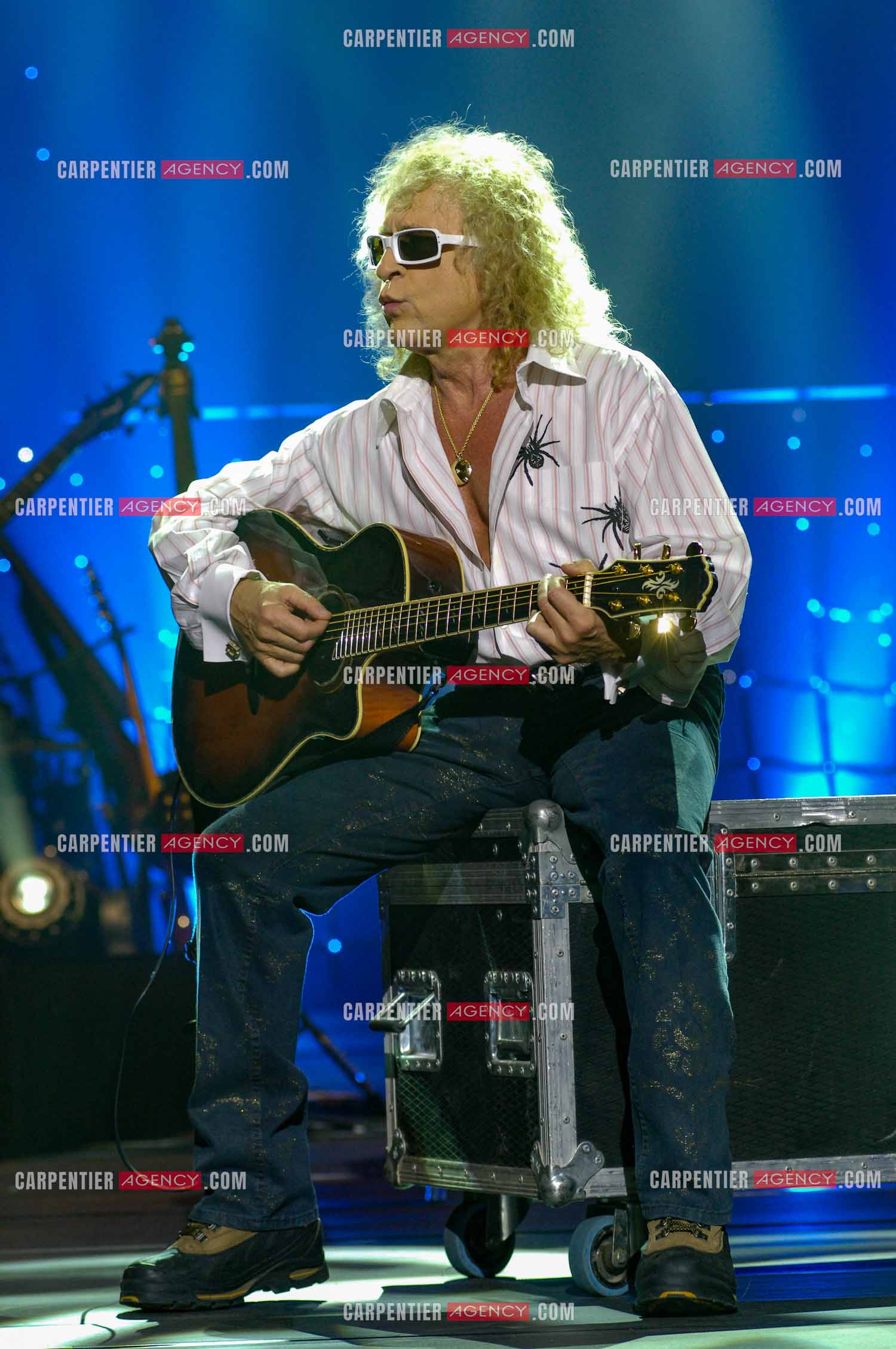 Le chanteur Michel Polnareff lors de ses répétitions au Zénith de Limoges avant d'entamer sa tournée sur toute la France en passant par le POPB de Paris Bercy.         ( Exclusif )