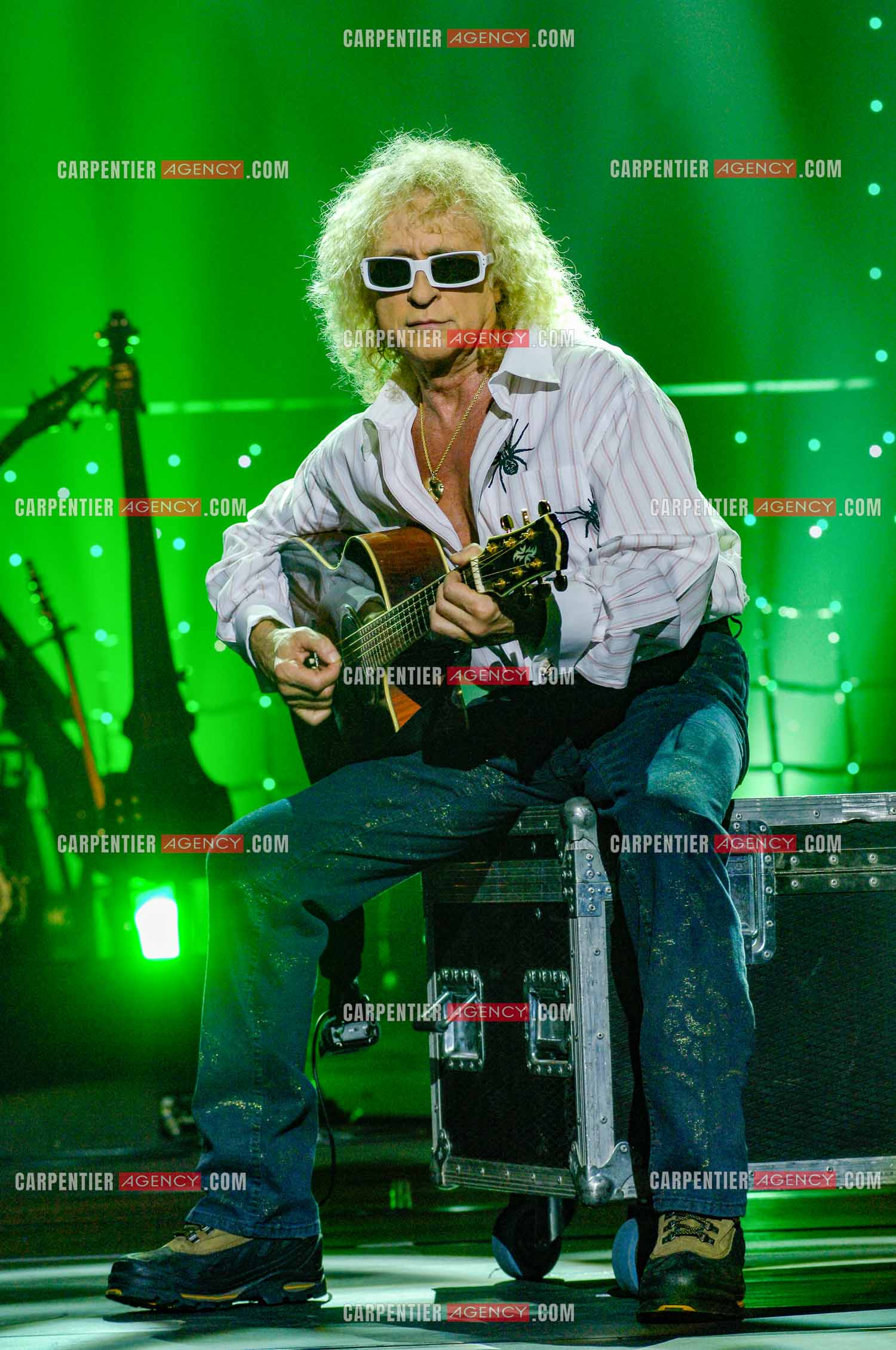 Le chanteur Michel Polnareff lors de ses répétitions au Zénith de Limoges avant d'entamer sa tournée sur toute la France en passant par le POPB de Paris Bercy.         ( Exclusif )