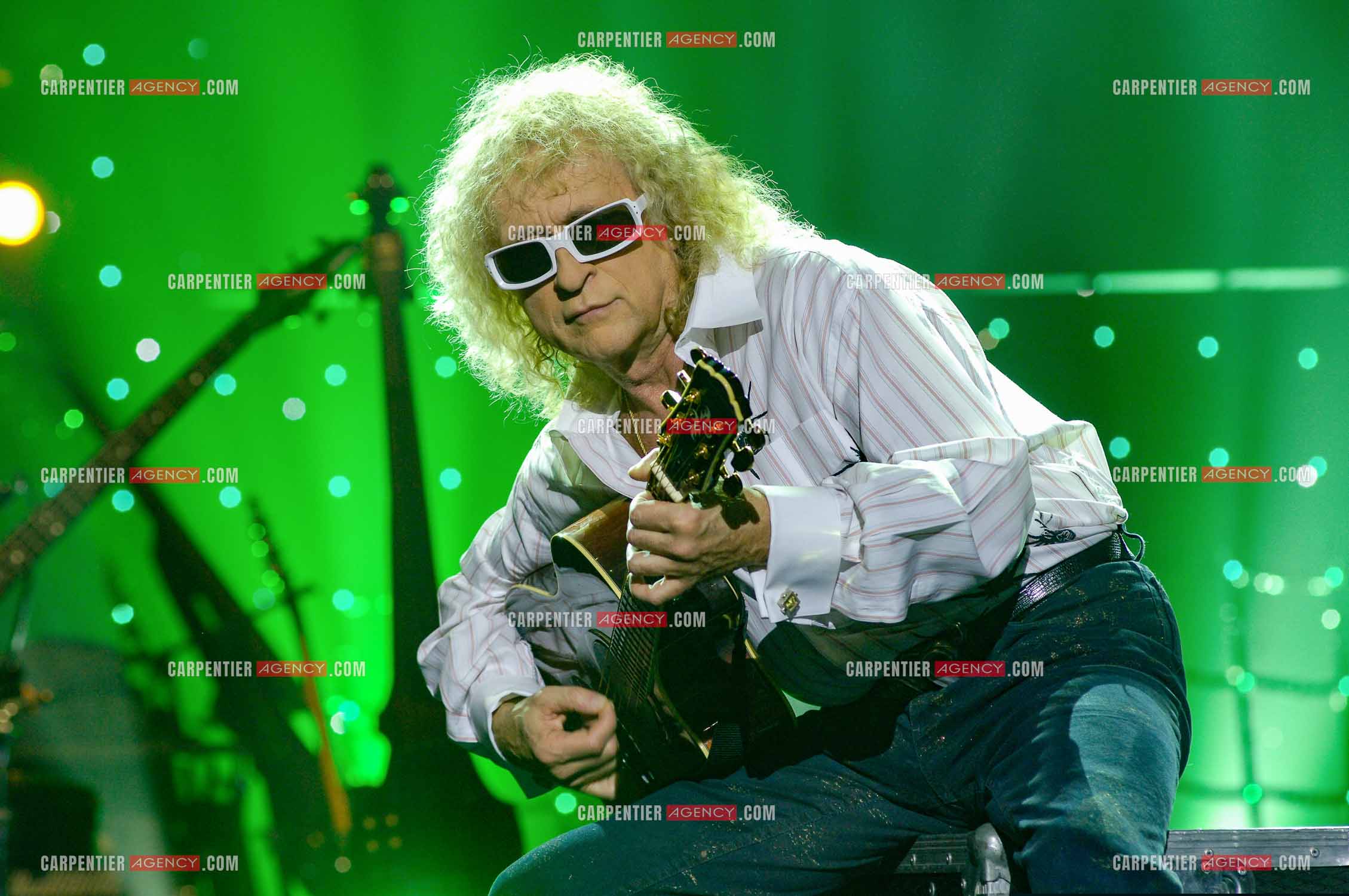 Le chanteur Michel Polnareff lors de ses répétitions au Zénith de Limoges avant d'entamer sa tournée sur toute la France en passant par le POPB de Paris Bercy.         ( Exclusif )