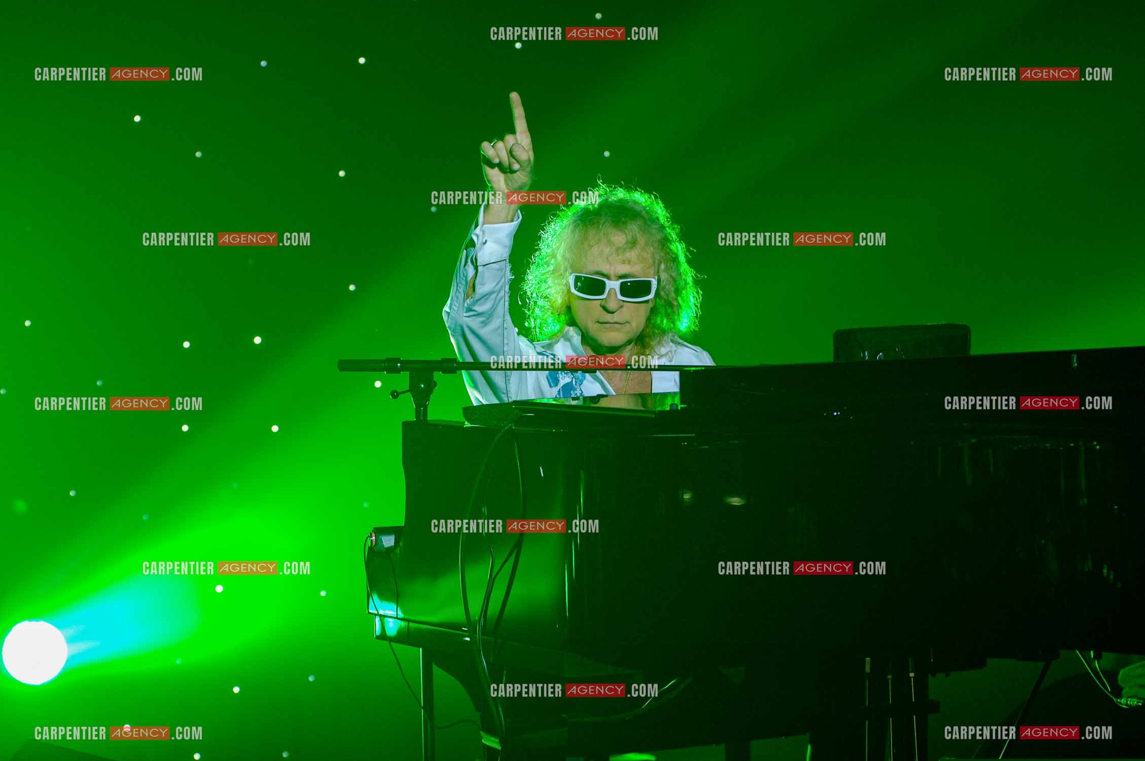 Le chanteur Michel Polnareff lors de ses répétitions au Zénith de Limoges avant d'entamer sa tournée sur toute la France en passant par le POPB de Paris Bercy.         ( Exclusif )