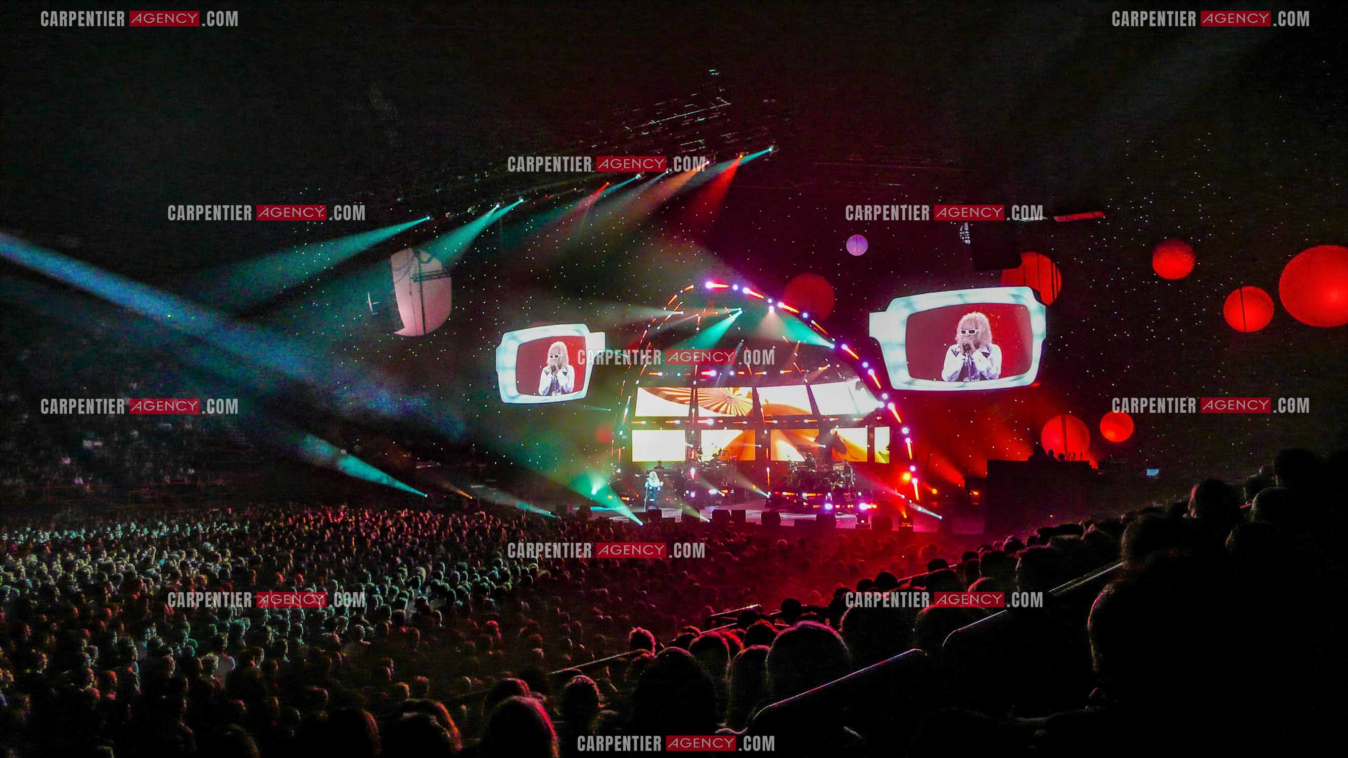 Le chanteur Michel Polnareff en concert au POPB de Paris Bercy en 2007.    ( Exclusif )