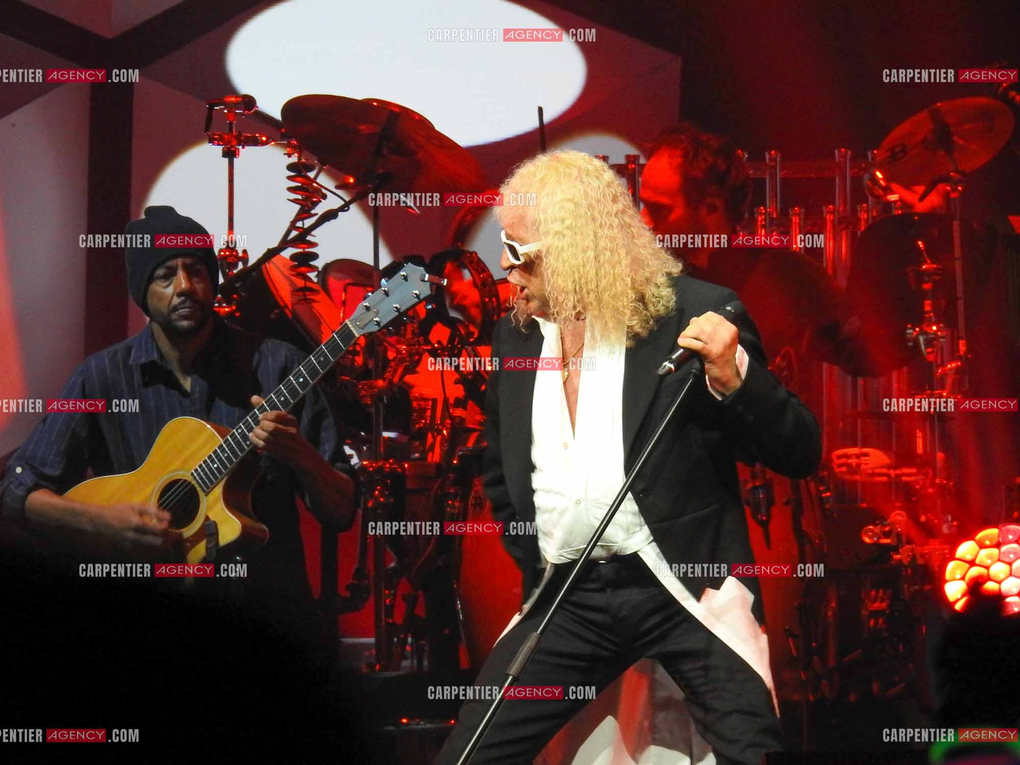 Le chanteur Michel Polnareff en concert au POPB de Paris Bercy en 2016.