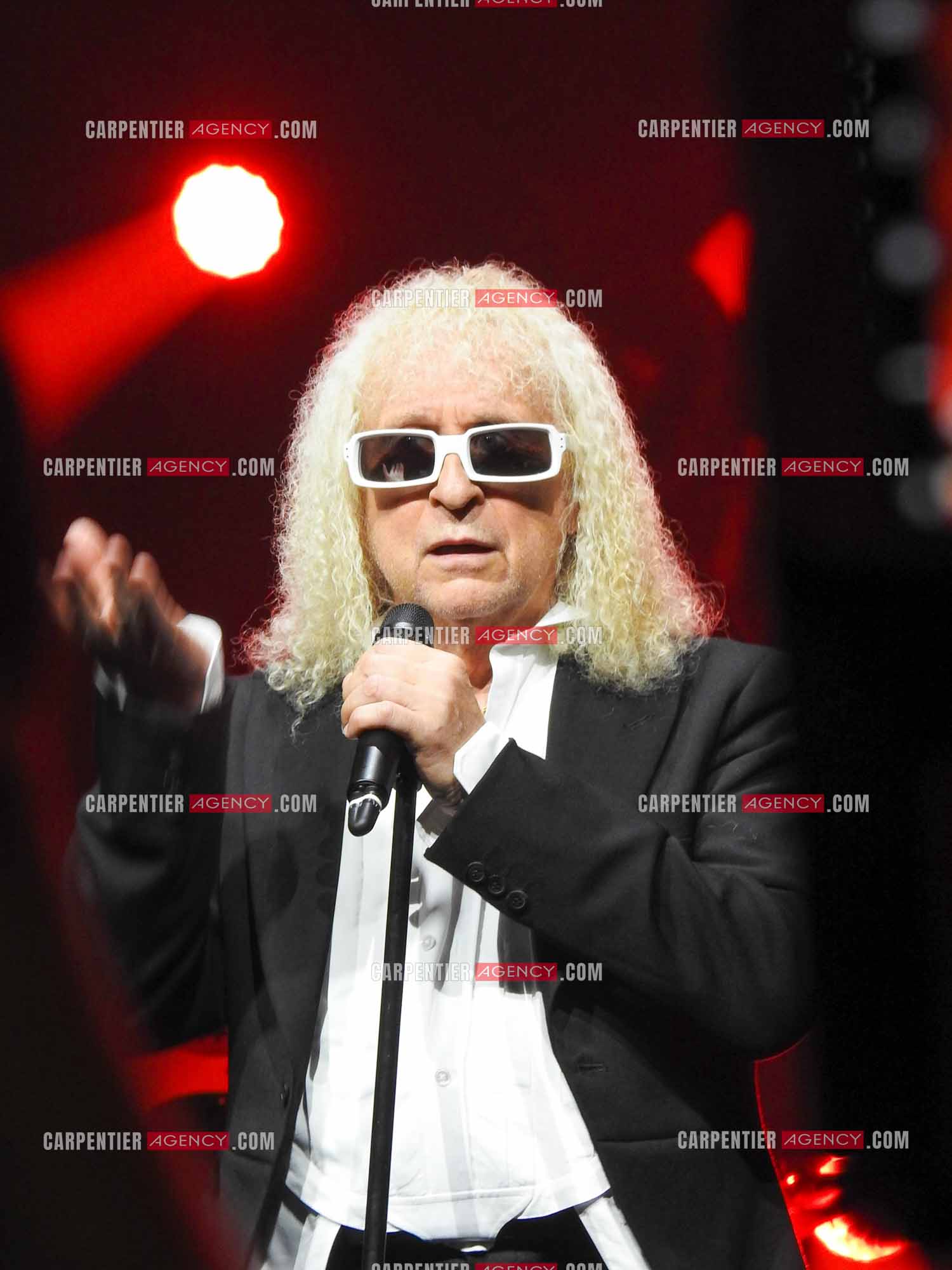 Le chanteur Michel Polnareff en concert au POPB de Paris Bercy en 2016.
