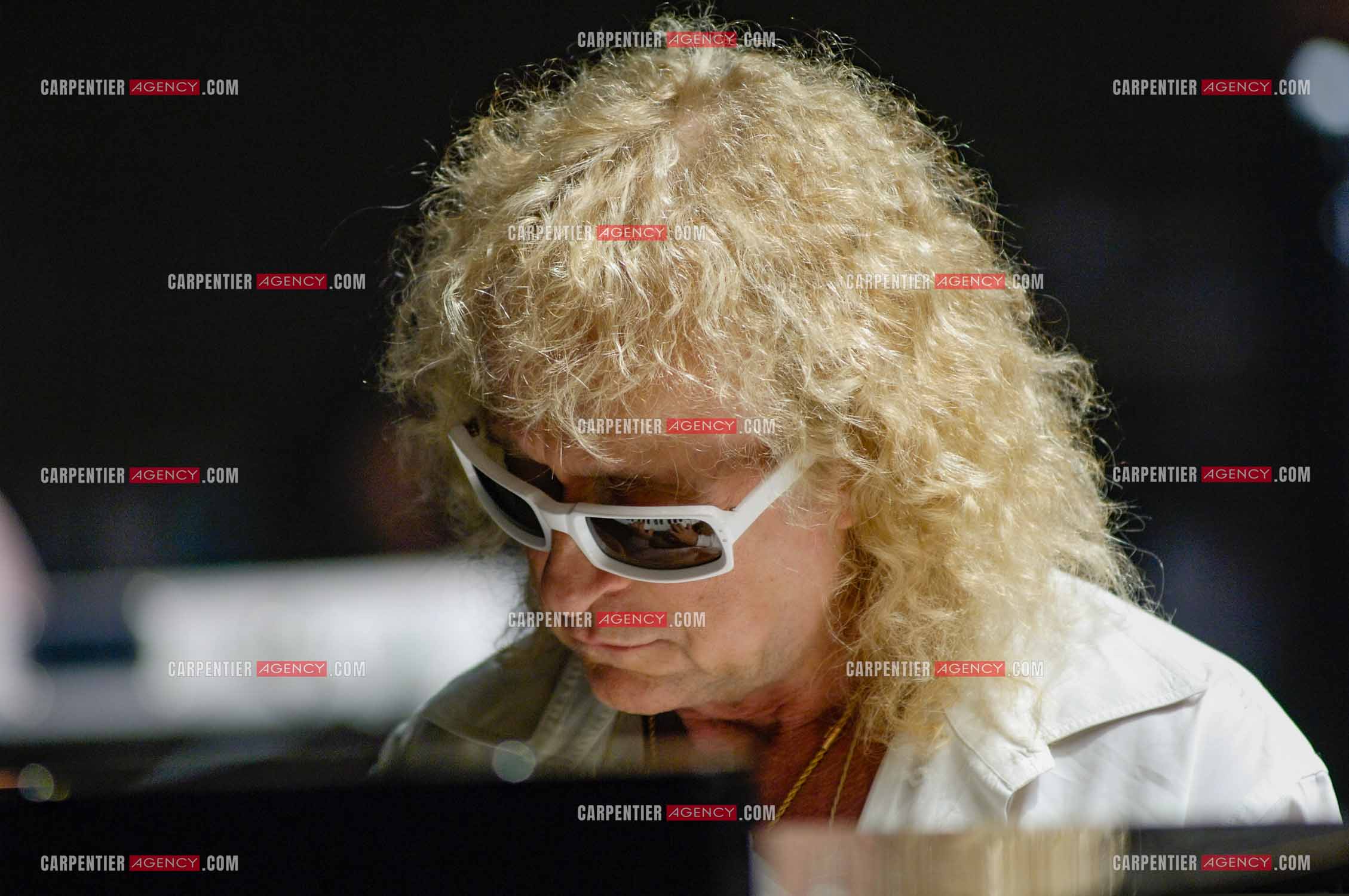 Le chanteur Michel Polnareff lors de ses répétitions au Zénith de Limoges avant d'entamer sa tournée sur toute la France en passant par le POPB de Paris Bercy.         ( Exclusif )