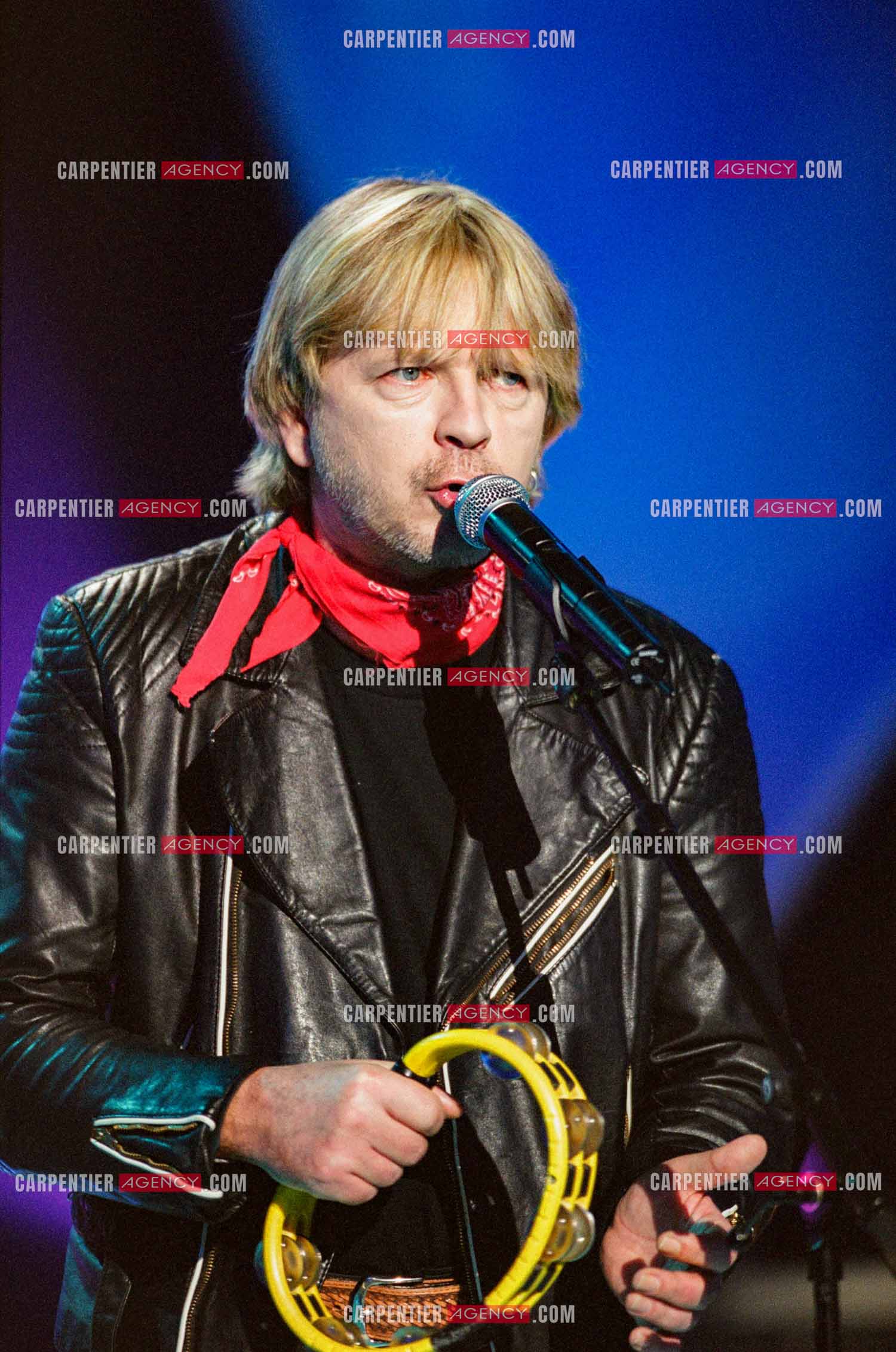 Le chanteur Renaud Séchan invité de l'émission spéciale “ELA“ assosiation parainée par le footbaleur Zinédine Zidane.  ( Exclusif )