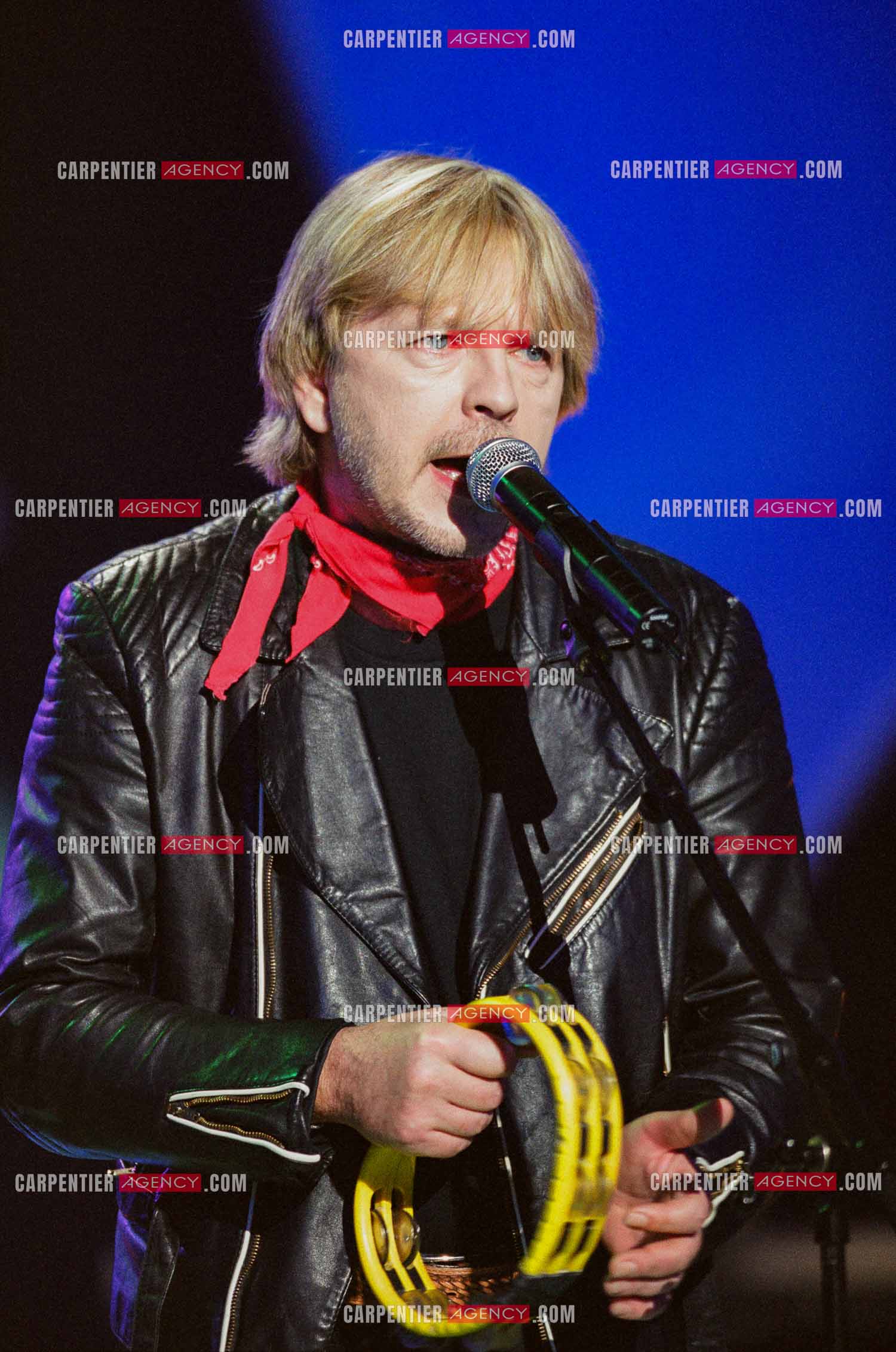 Le chanteur Renaud Séchan invité de l'émission spéciale “ELA“ assosiation parainée par le footbaleur Zinédine Zidane.  ( Exclusif )