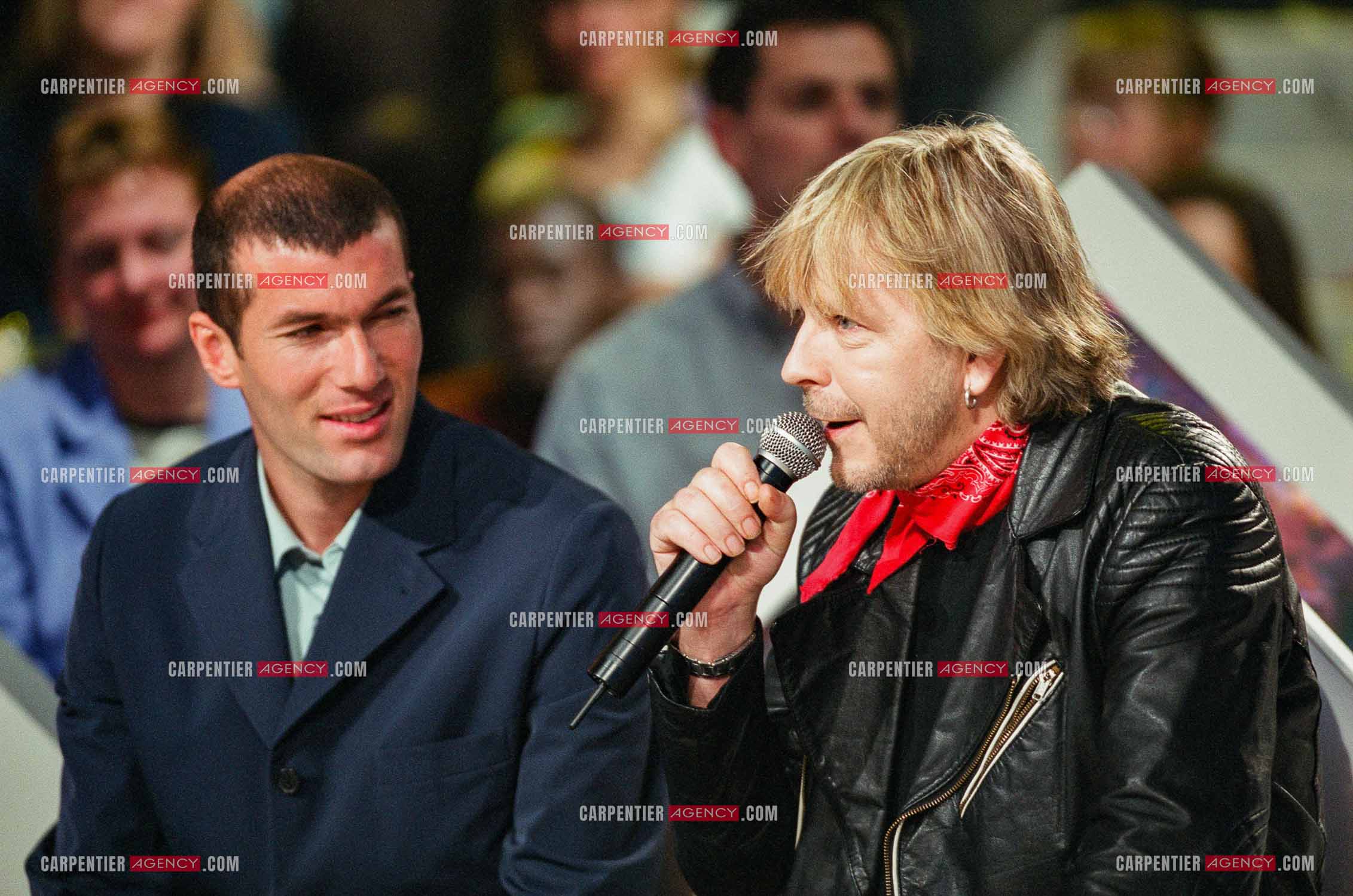 Le chanteur Renaud Séchan invité de l'émission spéciale “ELA“ assosiation parainée par le footbaleur Zinédine Zidane.  ( Exclusif )