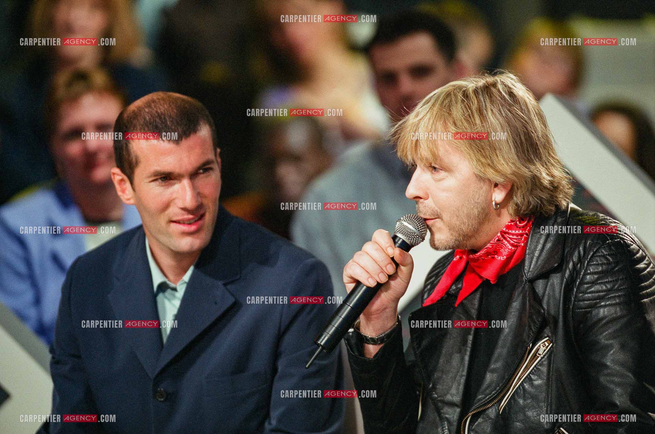 Le chanteur Renaud Séchan invité de l'émission spéciale “ELA“ assosiation parainée par le footbaleur Zinédine Zidane.  ( Exclusif )