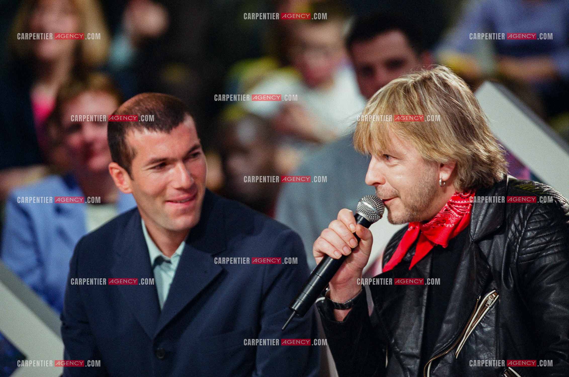 Le chanteur Renaud Séchan invité de l'émission spéciale “ELA“ assosiation parainée par le footbaleur Zinédine Zidane.  ( Exclusif )