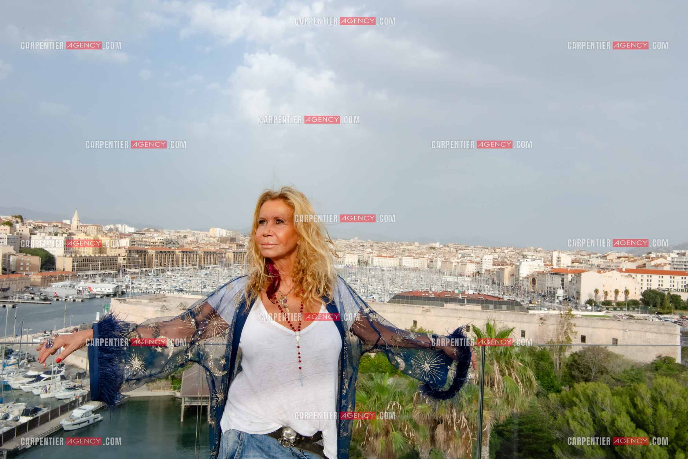 L'actrice Fiona Gélin.   ( Exclusif )