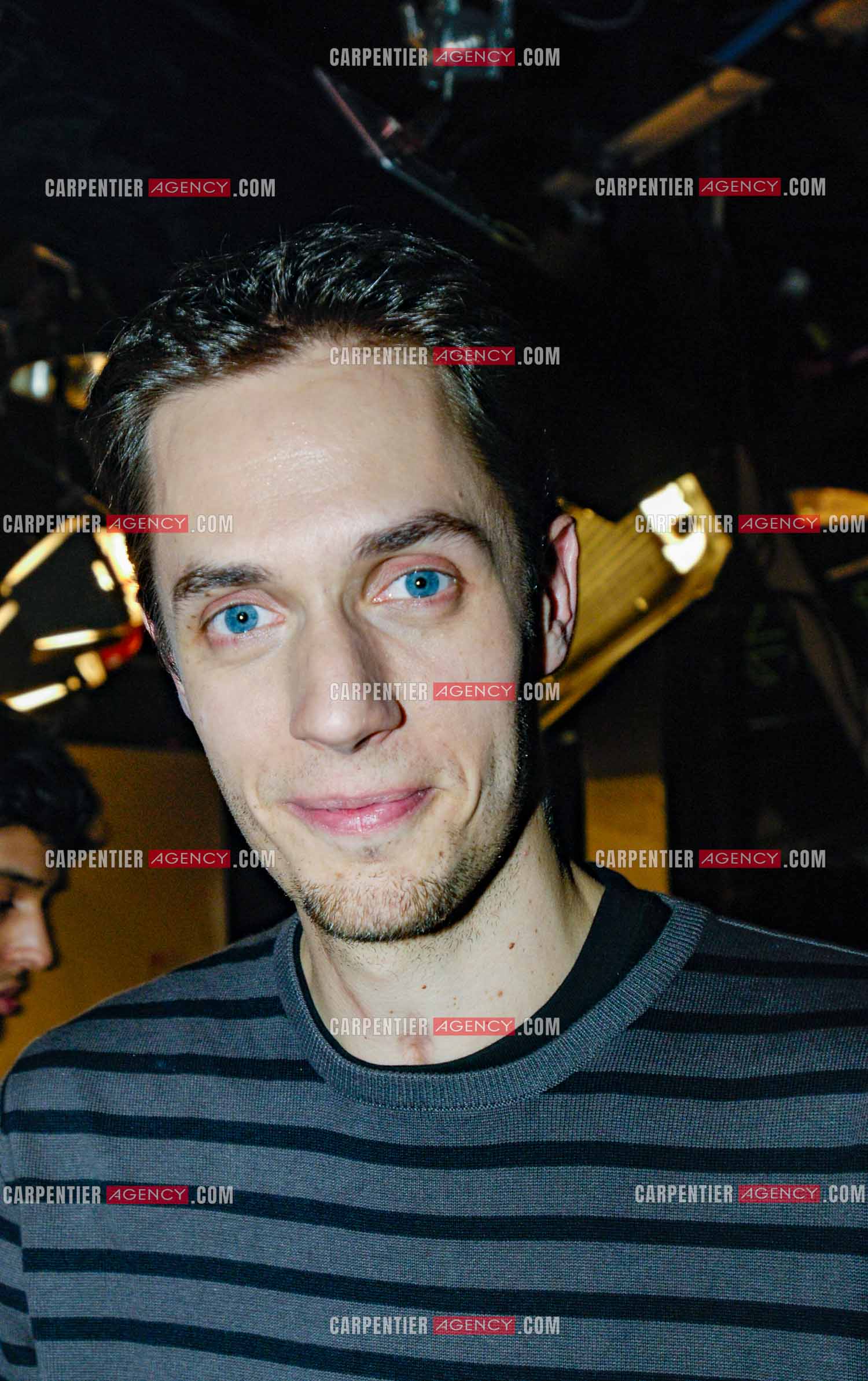 Le rappeur Fabien Marsaud dit Grand Corps Malade aux Victoires de la Musique en 2007. Le rappeur reçoit deux Victoires: Celle de l'artiste révélation scène et la Victoire de l'album révélation.                   ( Exclusif )