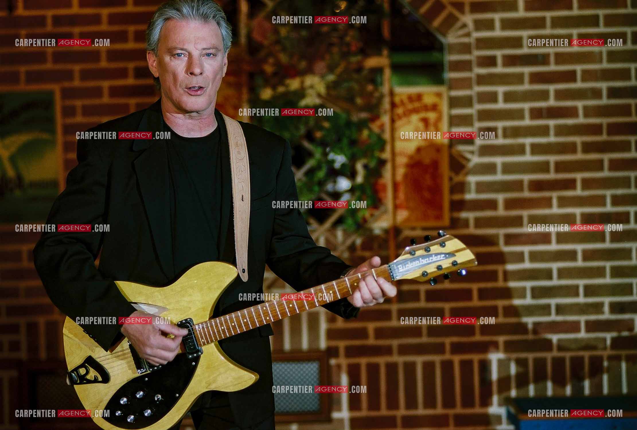 Le chanteur Herbert Léonard lors d'un Gala en 2004.    ( Exclusif )