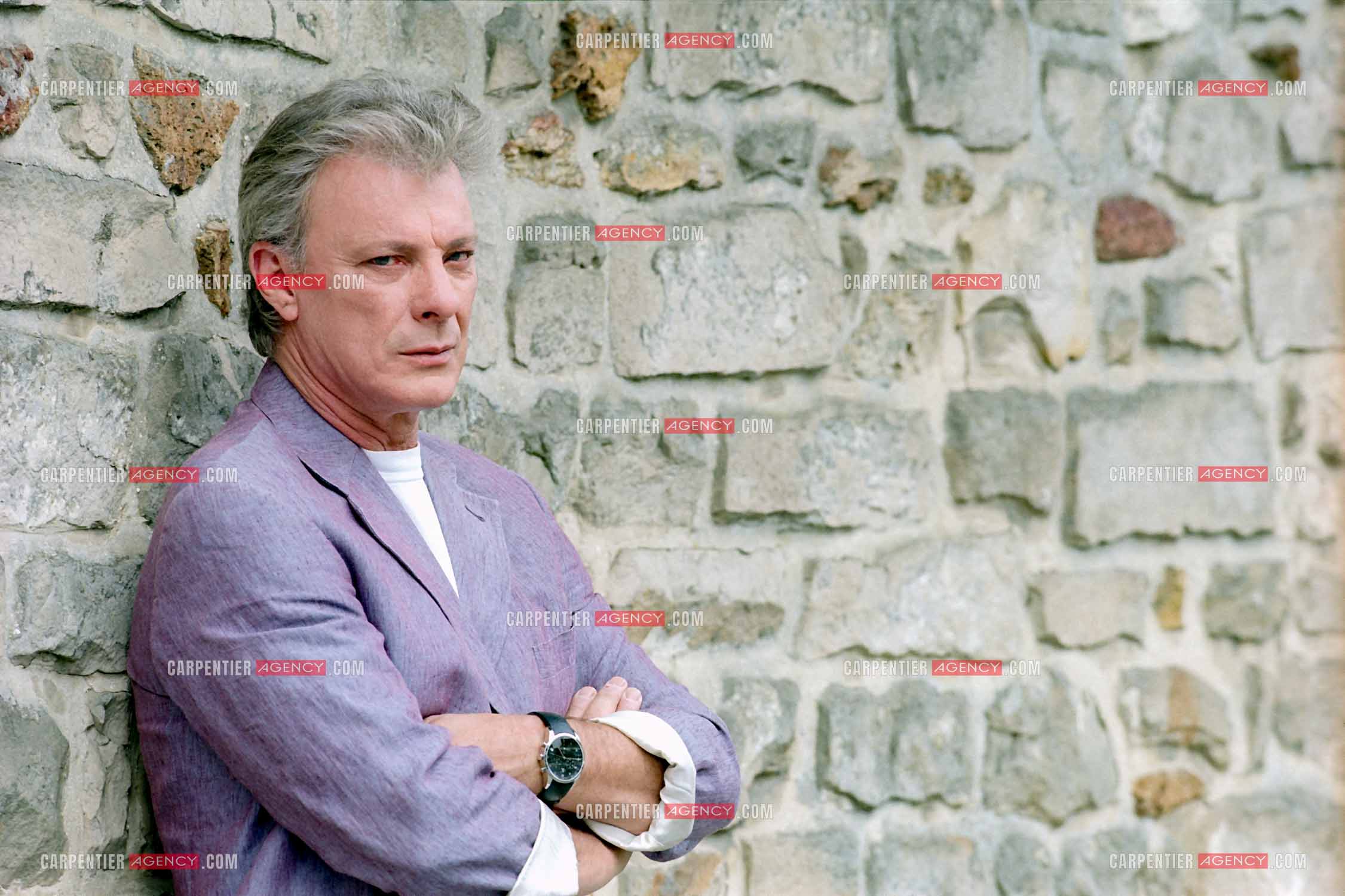 Le chanteur Herbert Léonard chez lui à Barbizon. ( Exclusif )