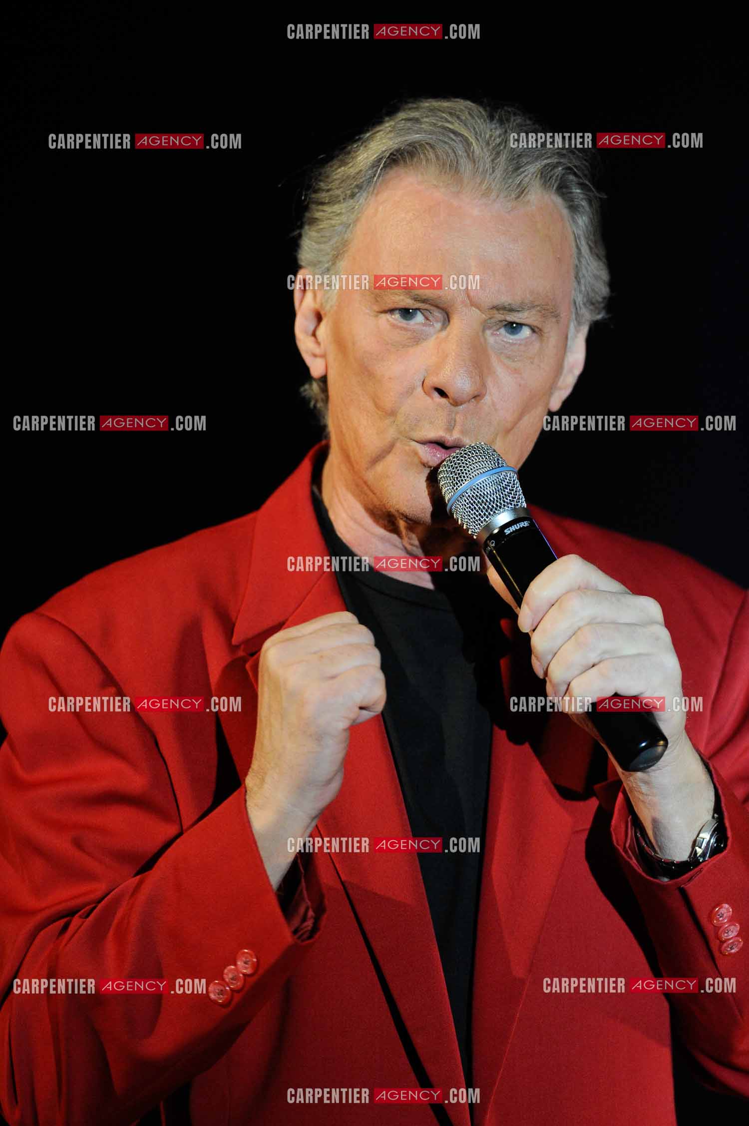 Le chanteur Herbert Léonard en concert en 2011.    ( Exclusif )