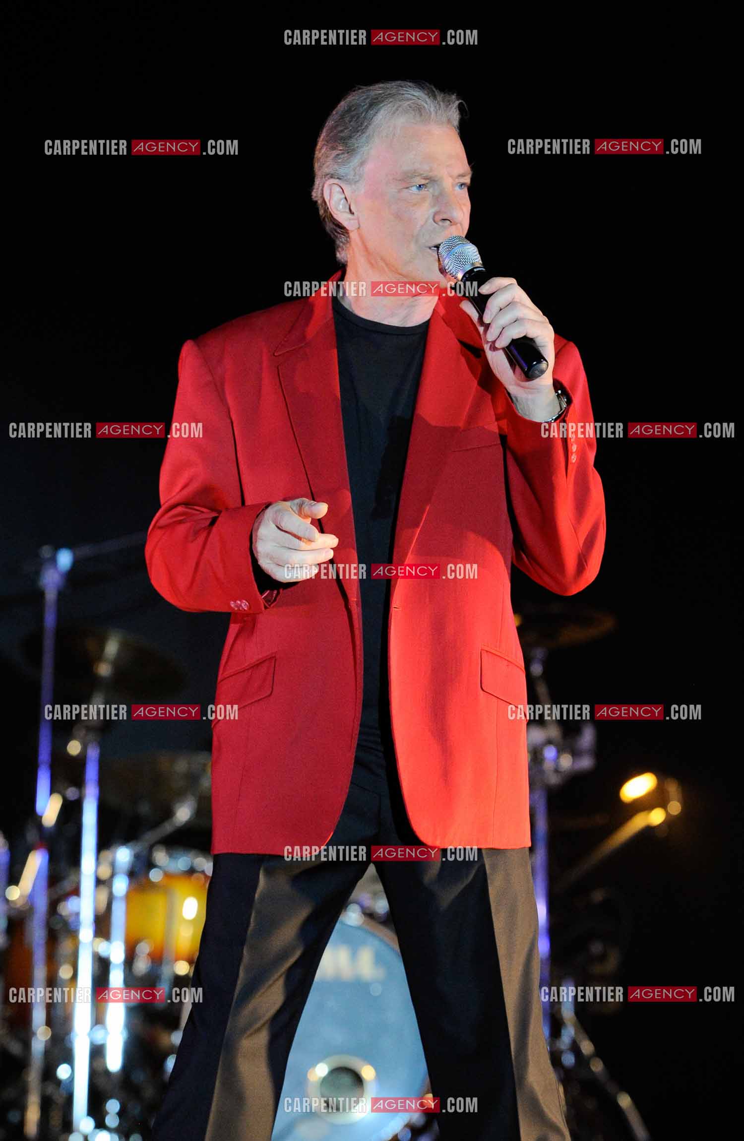 Le chanteur Herbert Léonard en concert en 2011.    ( Exclusif )