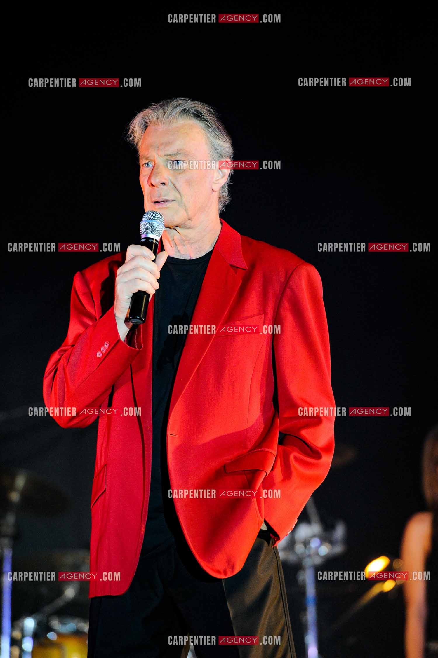 Le chanteur Herbert Léonard en concert en 2011.    ( Exclusif )