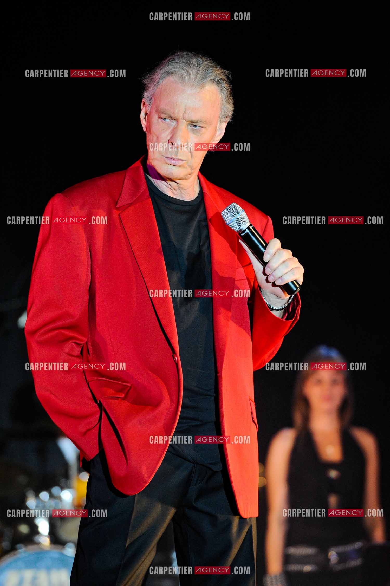 Le chanteur Herbert Léonard en concert en 2011.    ( Exclusif )