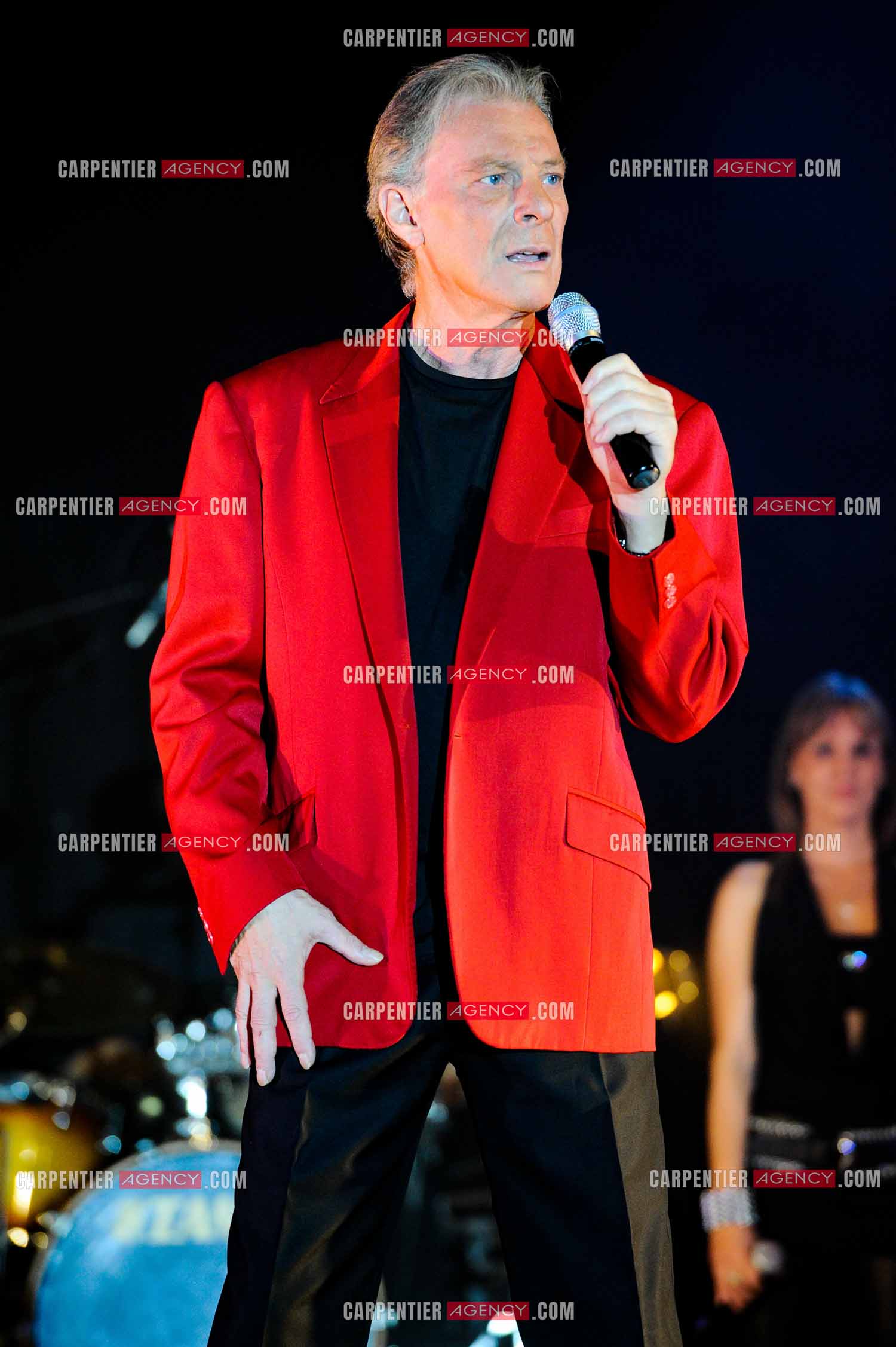 Le chanteur Herbert Léonard en concert en 2011.    ( Exclusif )