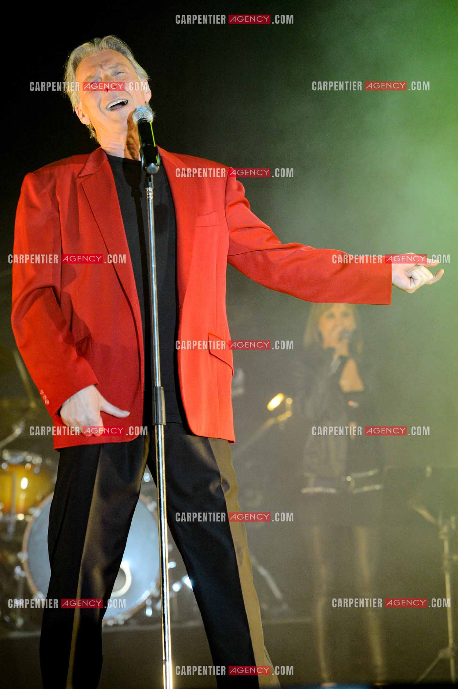 Le chanteur Herbert Léonard en concert en 2011.    ( Exclusif )