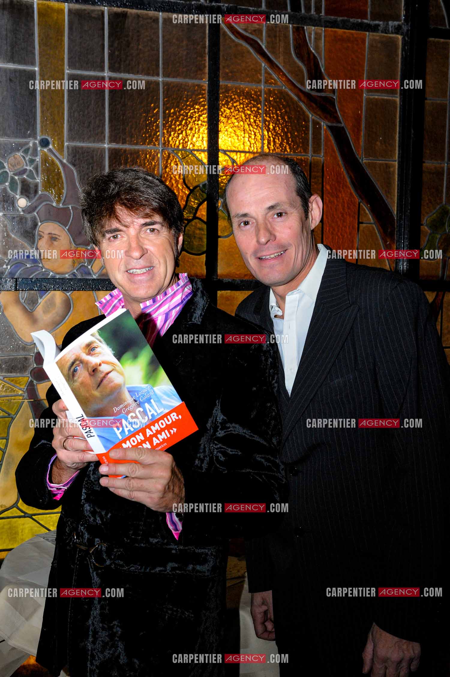 Sortie du livre sur l'animateur Pascal Sevran au Trianon à Paris. Le livre " PASCAL MON AMOUR, MON AMI “ signé des deux auteurs Grégoire Colard et Dominique Lozac'h paru aux éditions Flammarion.                       ( Exclusif )