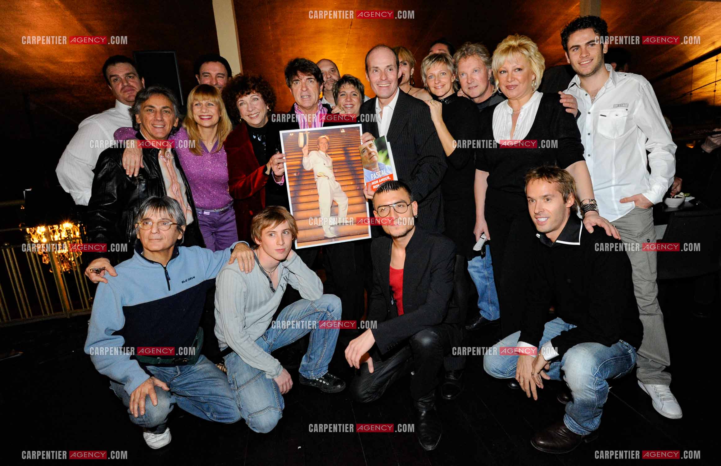 Sortie du livre sur l'animateur Pascal Sevran au Trianon à Paris. Le livre " PASCAL MON AMOUR, MON AMI “ signé des deux auteurs Grégoire Colard et Dominique Lozac'h paru aux éditions Flammarion. Autour des auteurs Grégoire Colard et Dominique Lozac'h, Jean-Pierre Savelli, la chanteuse Stone et son mari Mario, Charlotte Julian, Jean-Jacques Lafon, Allan Vermeer, Marie Myriam et le chanteur Michal de la Star Academy.                      ( Exclusif )