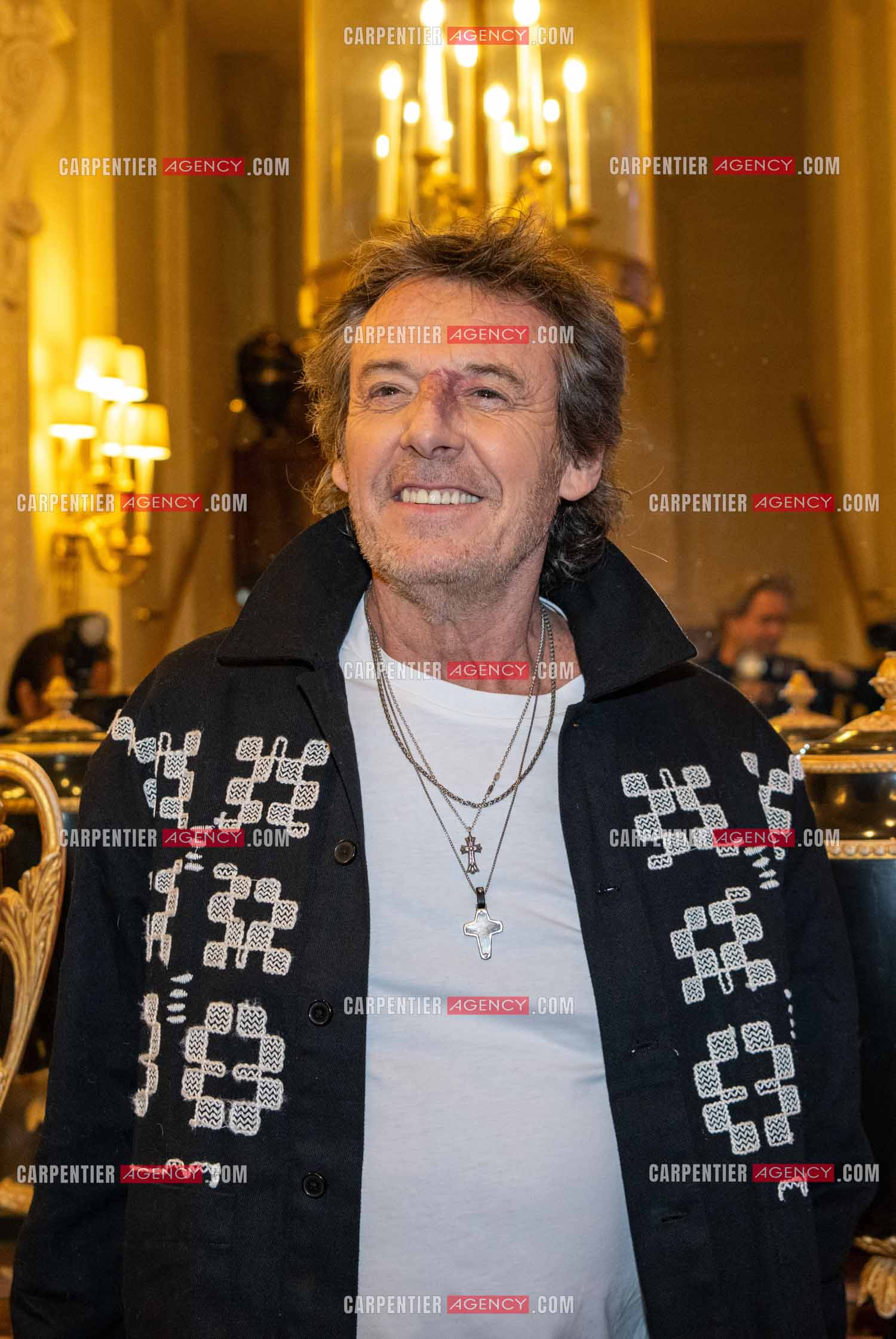 Soirée de Gala des Stéthos d'Or 2024 à l'Hôtel George V à Paris le 18 Mars 2024. L'animateur Jean-Luc Reichmann.