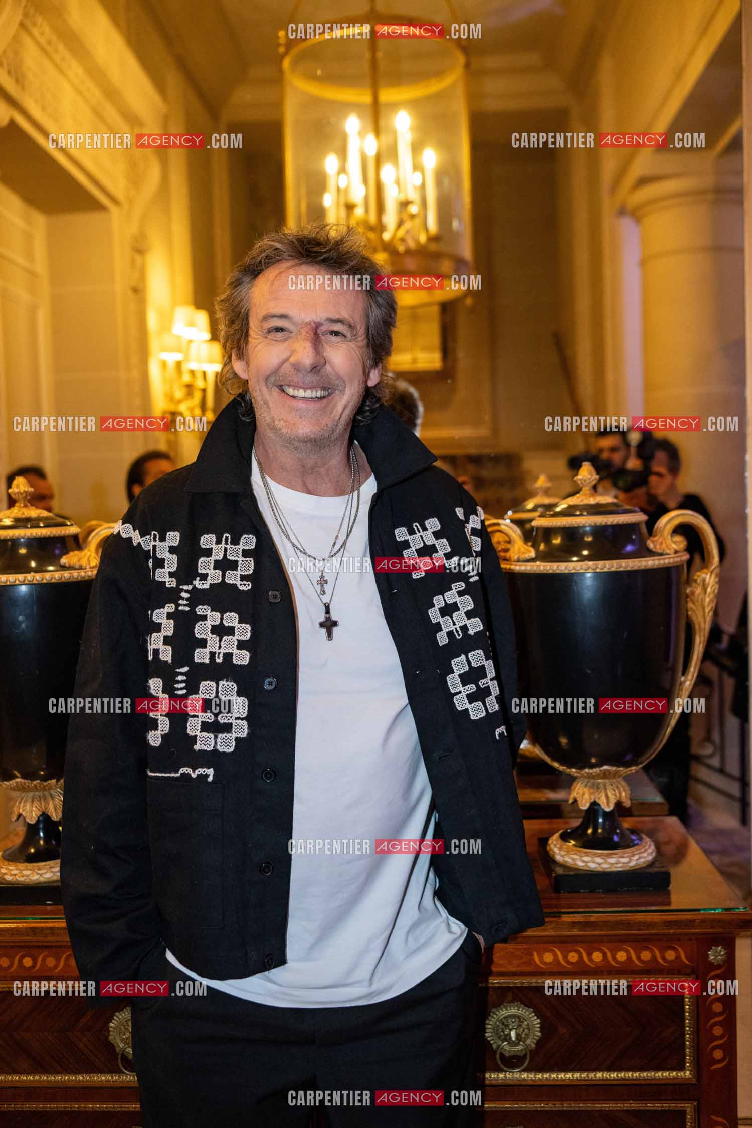 Soirée de Gala des Stéthos d'Or 2024 à l'Hôtel George V à Paris le 18 Mars 2024. L'animateur Jean-Luc Reichmann.