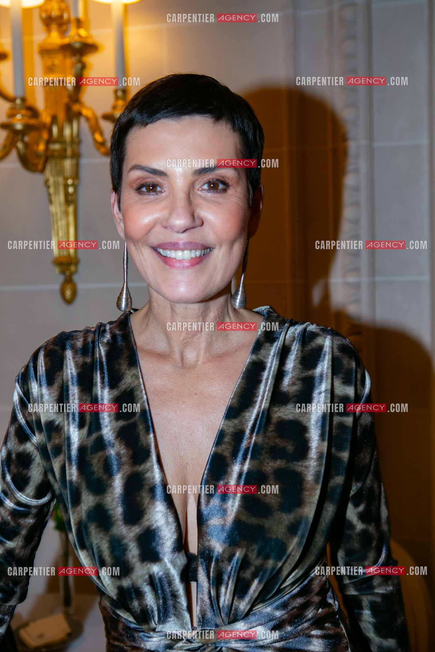 Soirée de Gala des Stéthos d'Or 2025 à l'Hôtel George V à Paris le 24 Mars 2025. L'animatrice Cristina Cordula.