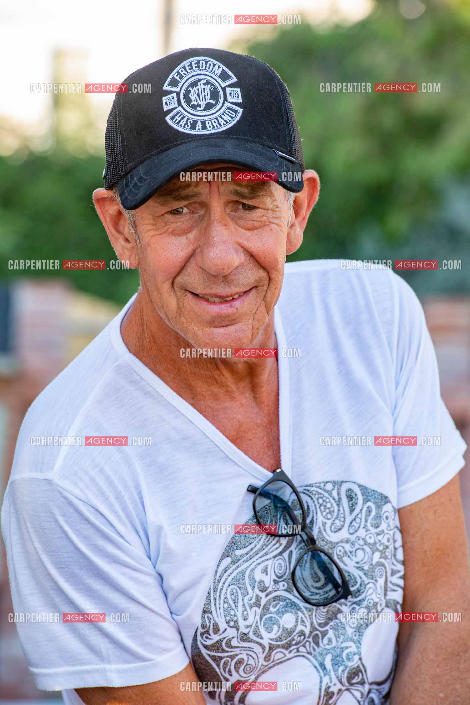 Le chanteur François Feldman  lors de sa tournée d'été 2022.   ( Exclusif )