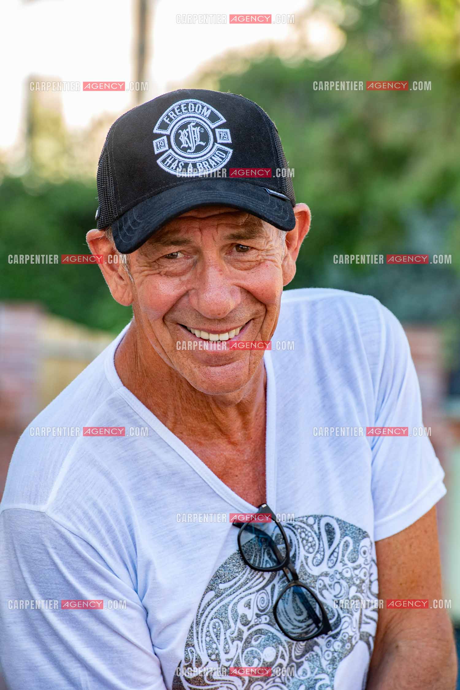 Le chanteur François Feldman  lors de sa tournée d'été 2022.   ( Exclusif )