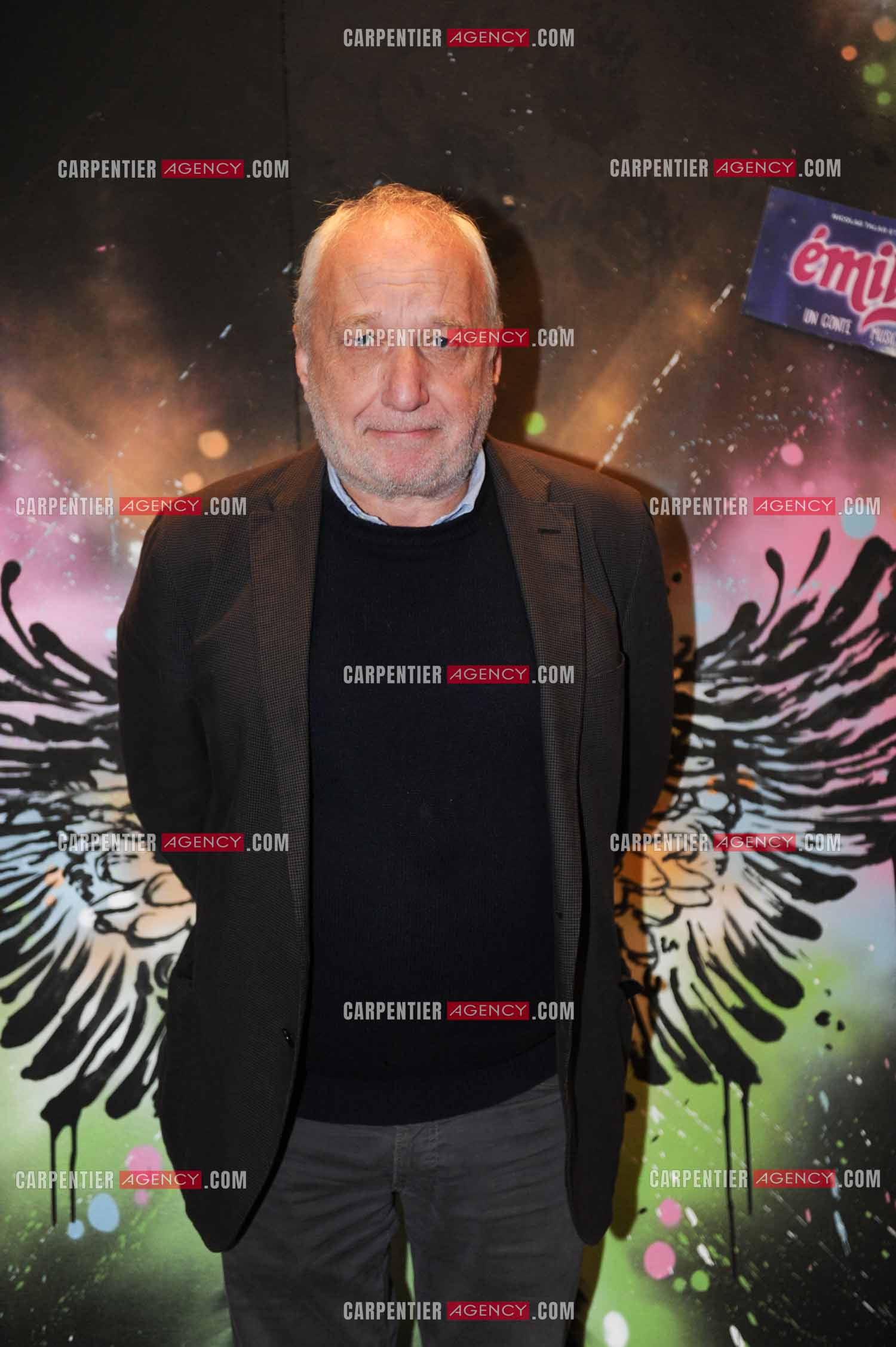 L'acteur François Berléand lors de la générale de la comédie musicale “ ÉMILIE JOLIE “ à Paris le 27 Octobre 2017.   ( Exclusif )