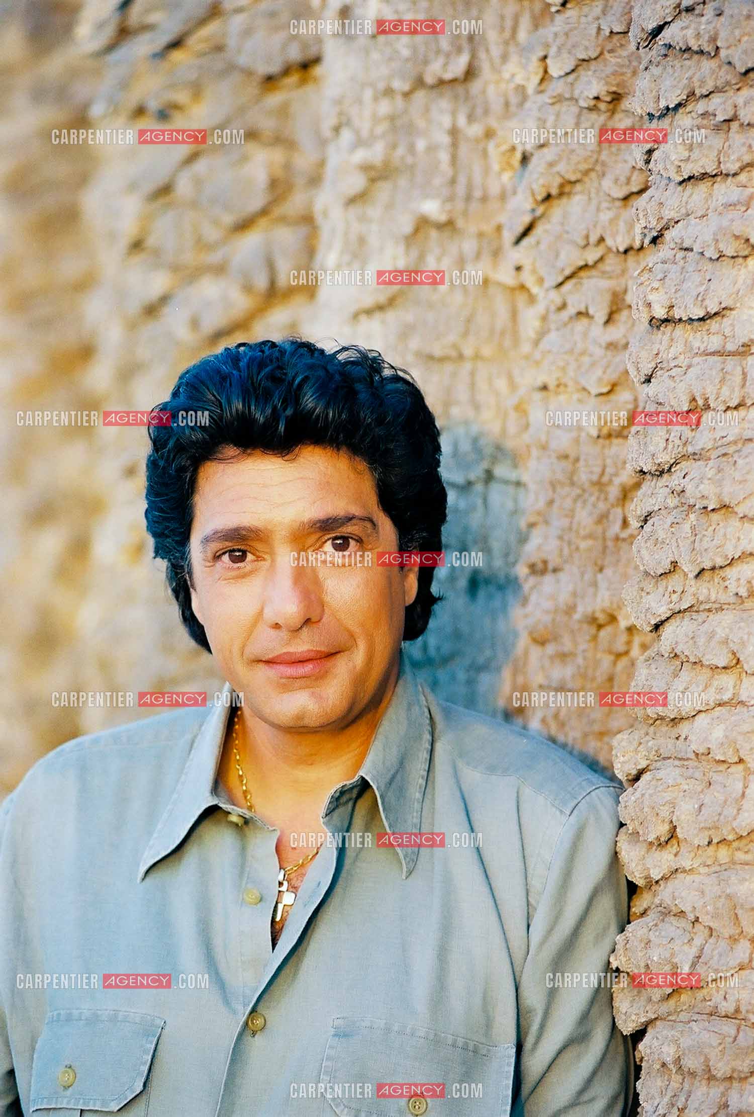 Portrait du chanteur Frédéric François à Djerba en Tunisie.  ( Exclusif )