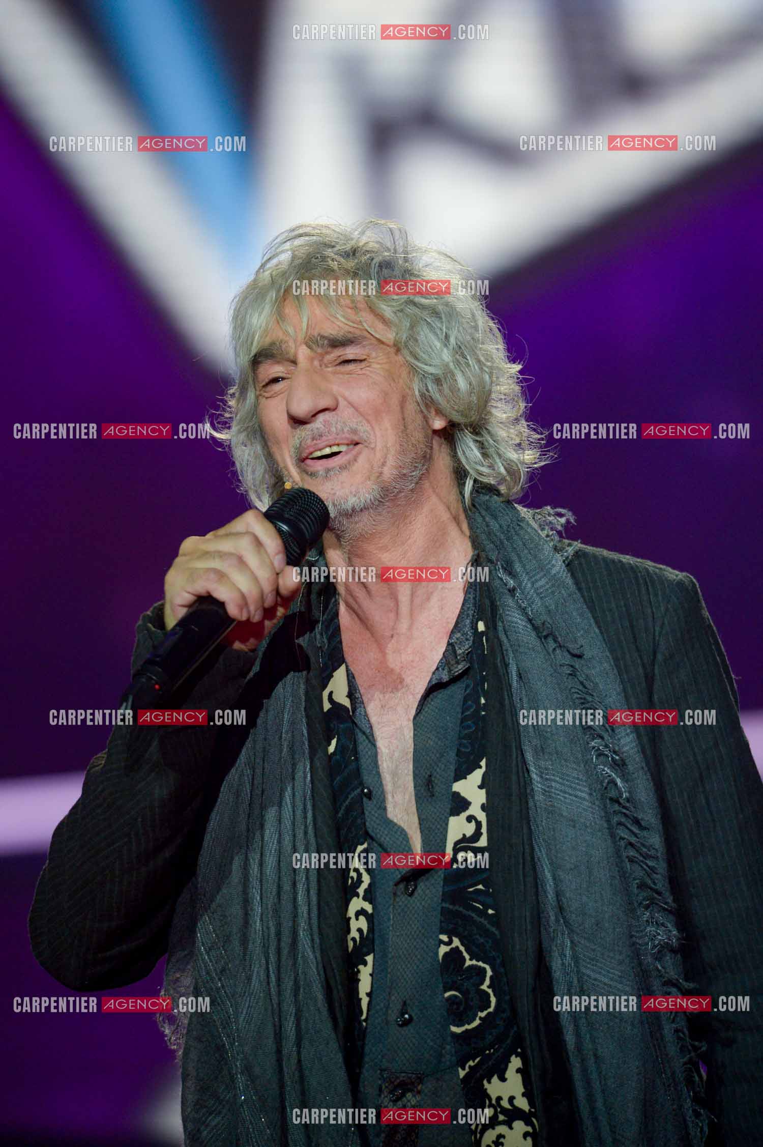 Le chanteur Louis Bertignac coach vocal de l'émission The Voice Kid's.  ( Exclusif )