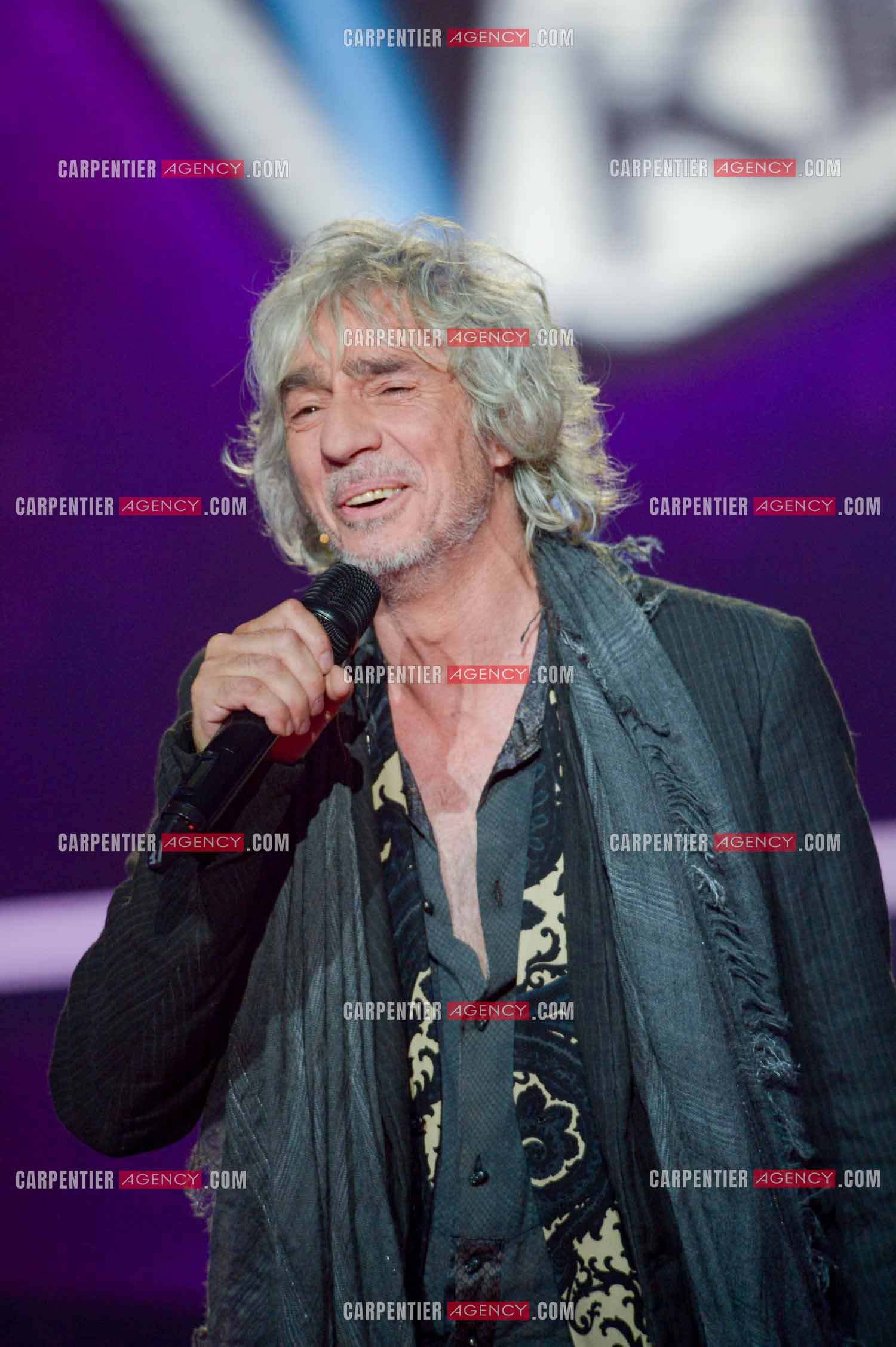 Le chanteur Louis Bertignac coach vocal de l'émission The Voice Kid's.  ( Exclusif )