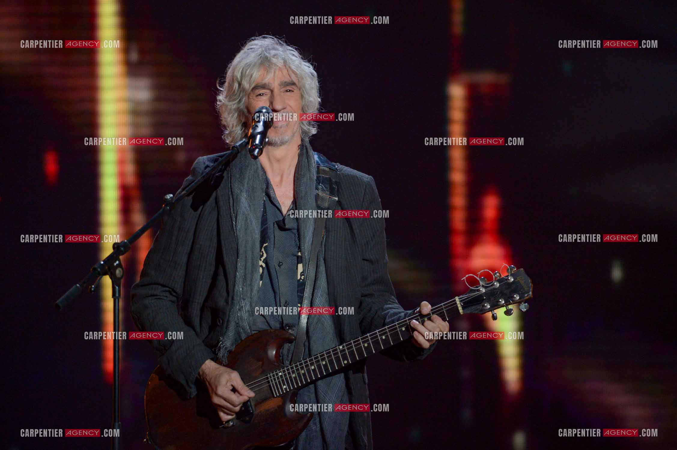 Le chanteur Louis Bertignac coach vocal de l'émission The Voice Kid's.  ( Exclusif )