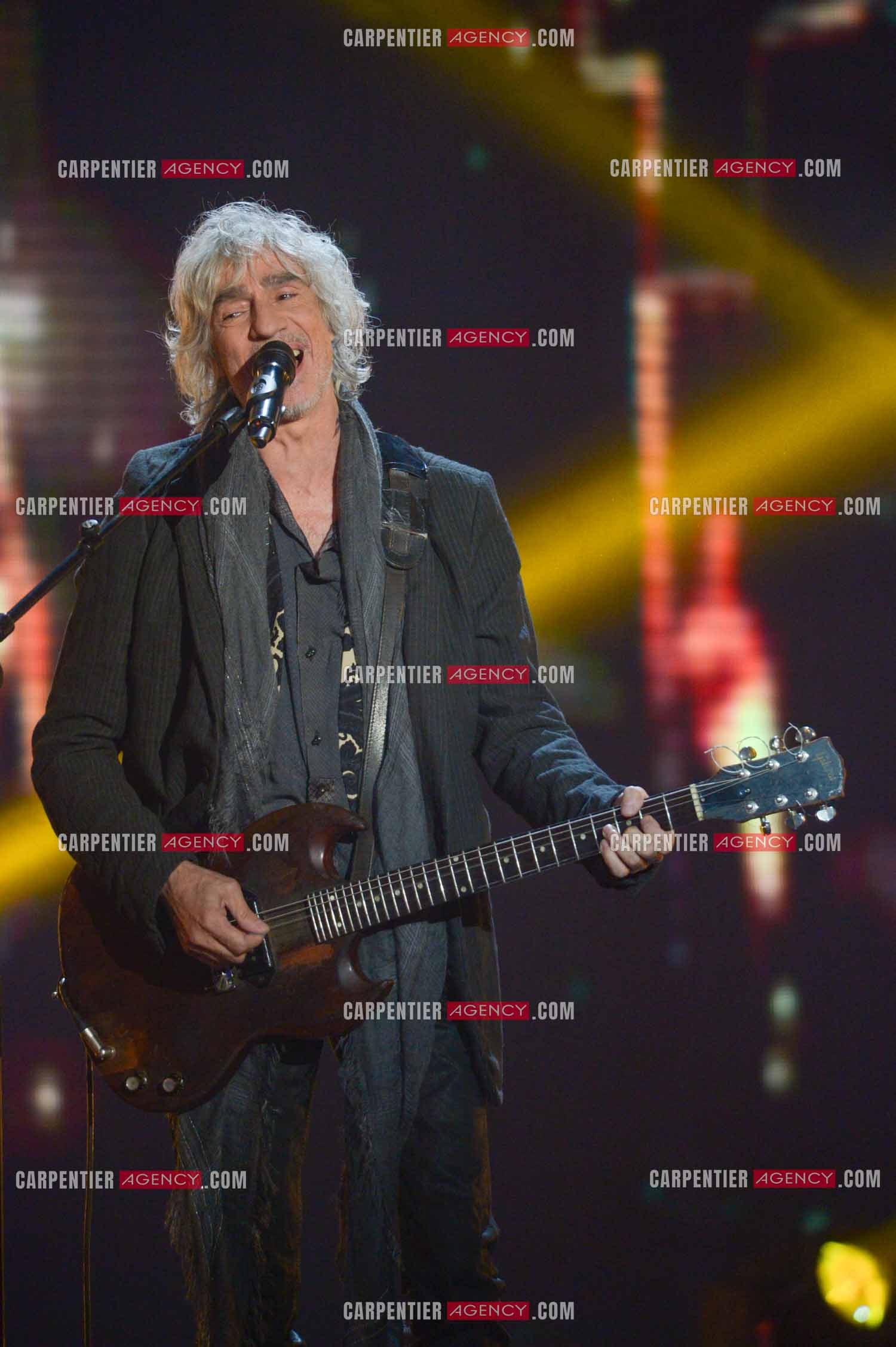 Le chanteur Louis Bertignac coach vocal de l'émission The Voice Kid's.  ( Exclusif )