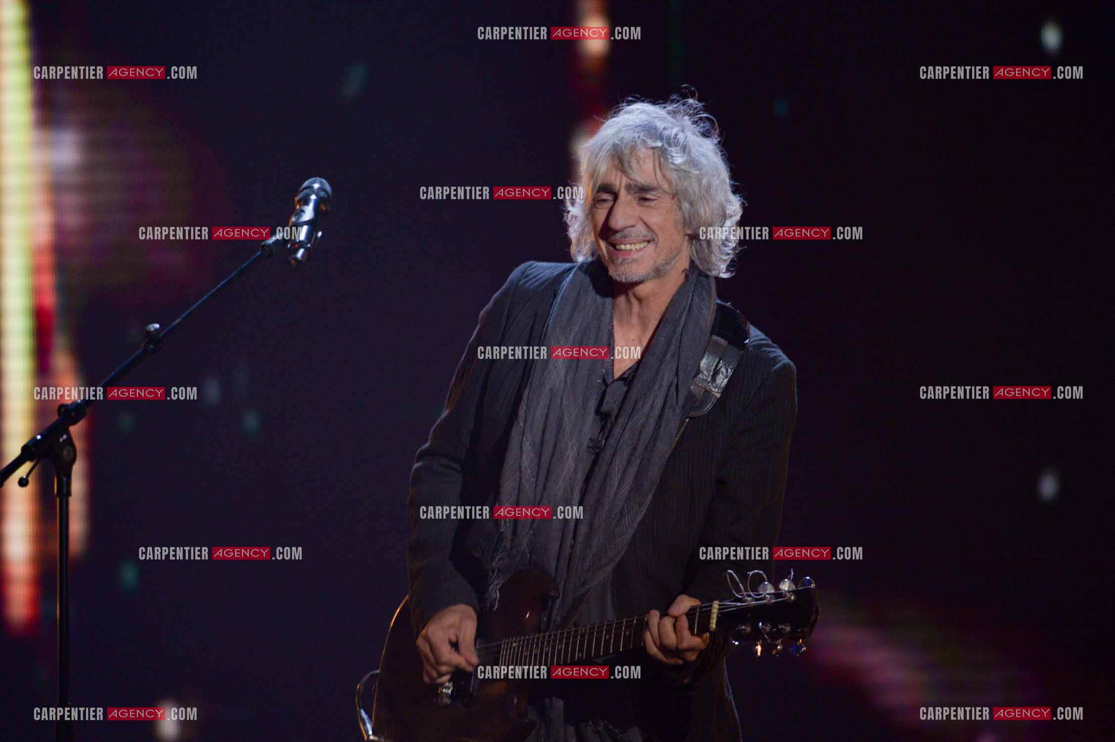 Le chanteur Louis Bertignac coach vocal de l'émission The Voice Kid's.  ( Exclusif )