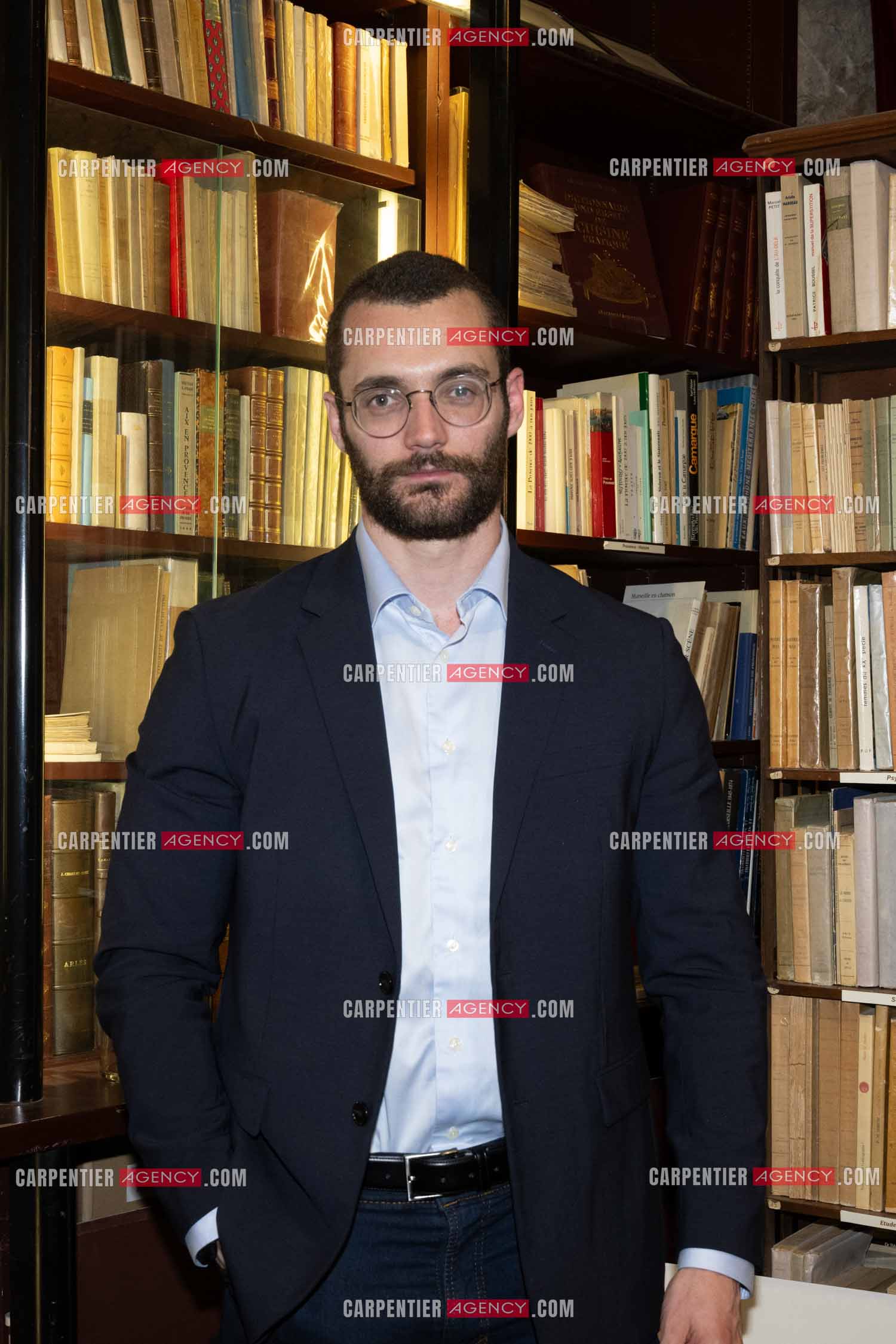 Portrait de Louis Sarkozy candidat aux élections municipales de Menton pour 2026.  ( Exclusif )