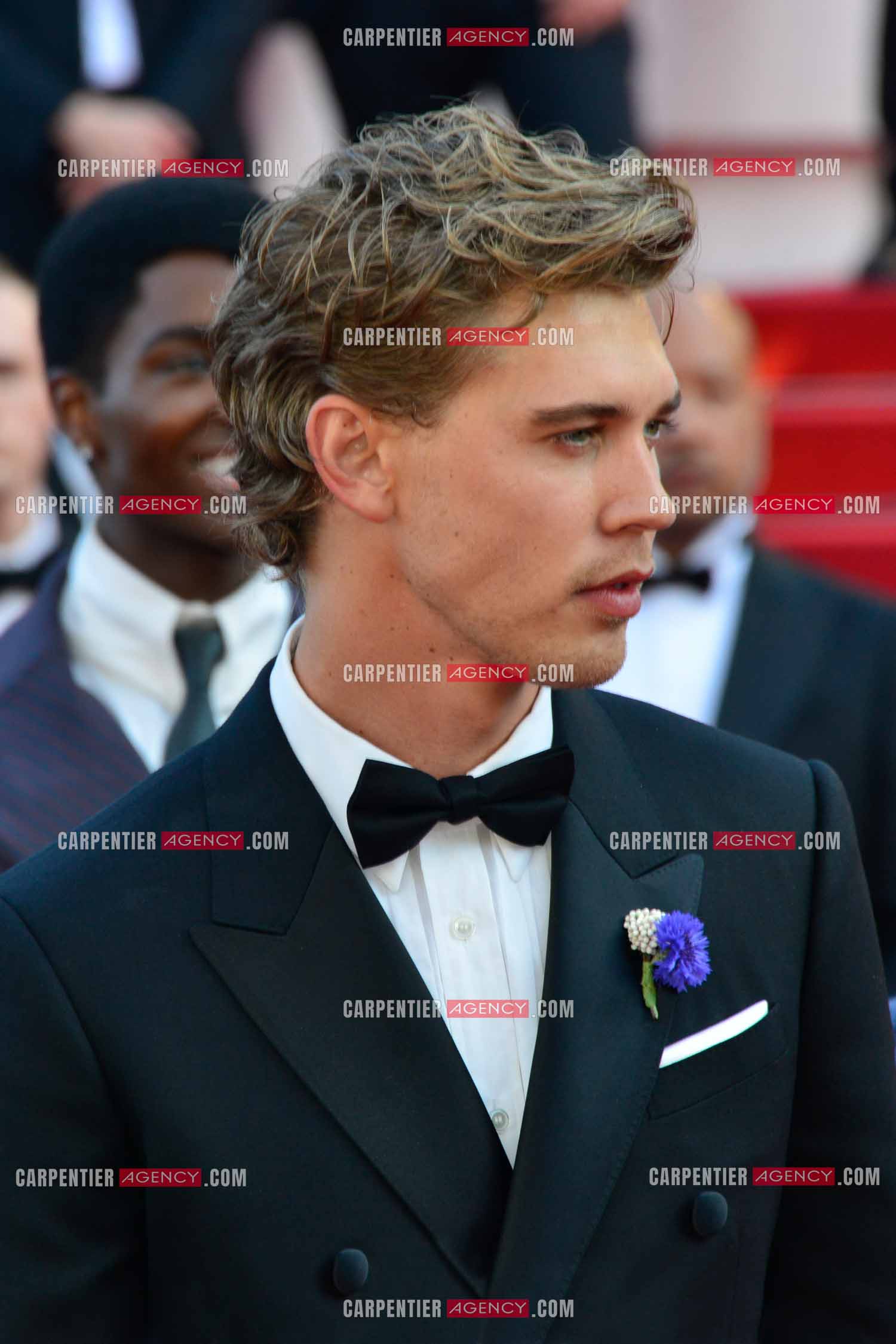 L'acteur américain Austin Butler lors du festival de Cannes pour la présentation du film “ ELVIS “ en 2022.