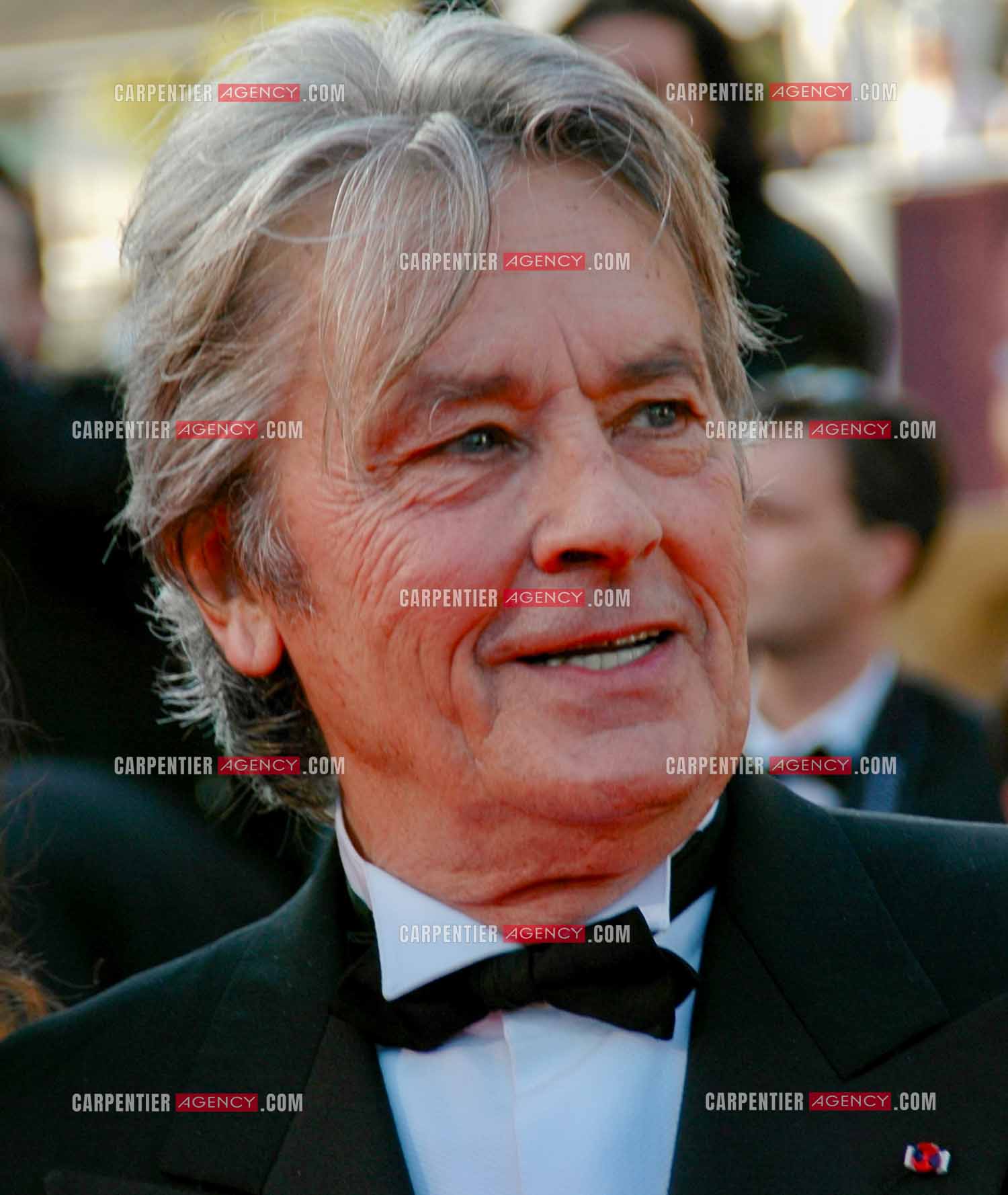 l'acteur français Alain Delon lors du 60e Festival de Cannes 2007.