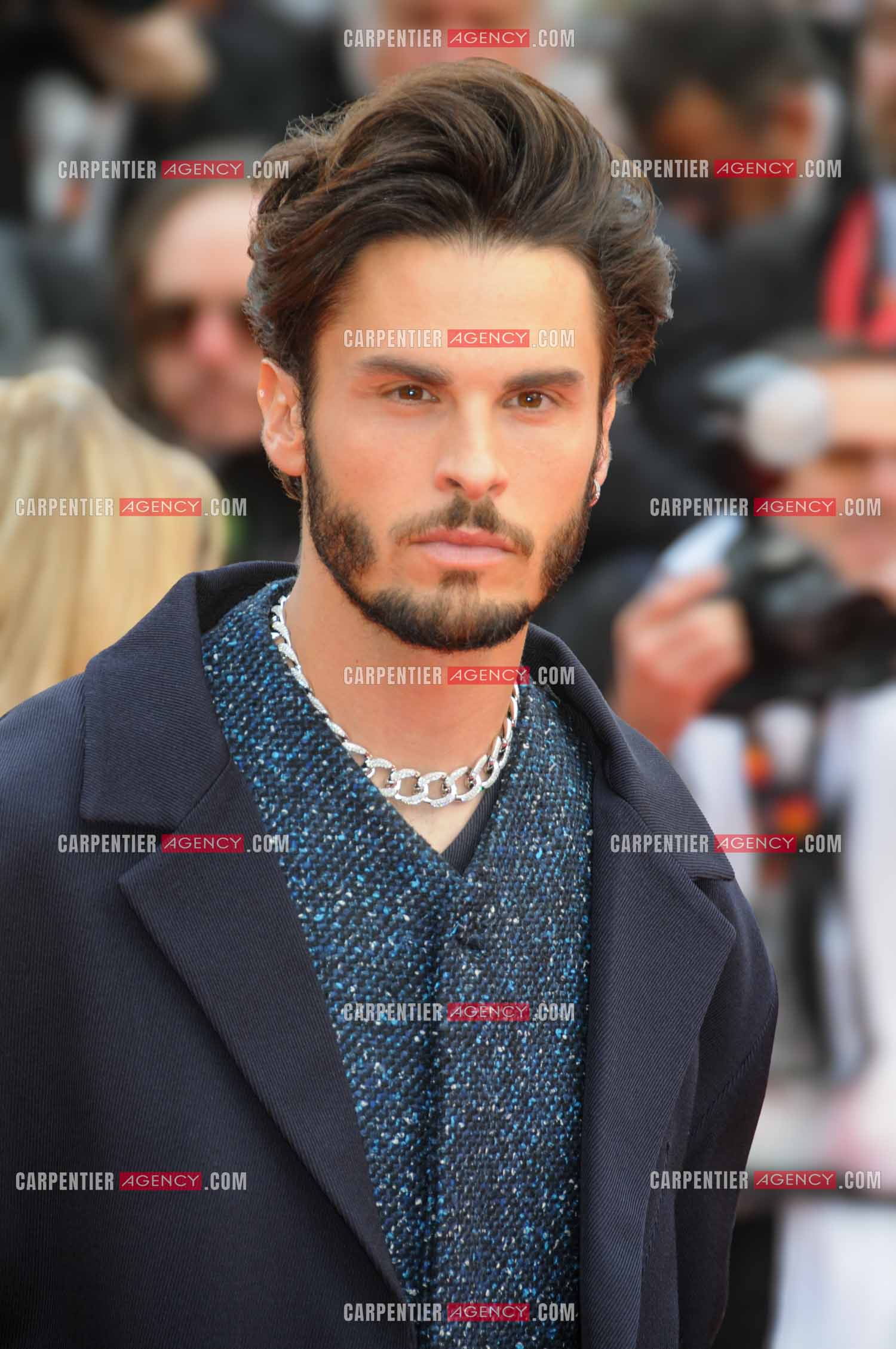 Festival de Cannes 2023. 76e édition, du 16 au 27 mai 2023 au Palais des festivals, à Cannes. Le mannequin Baptiste Giabiconi assiste à la cérémonie d'ouverture et à la projection du film “ Jeanne du Barry “.