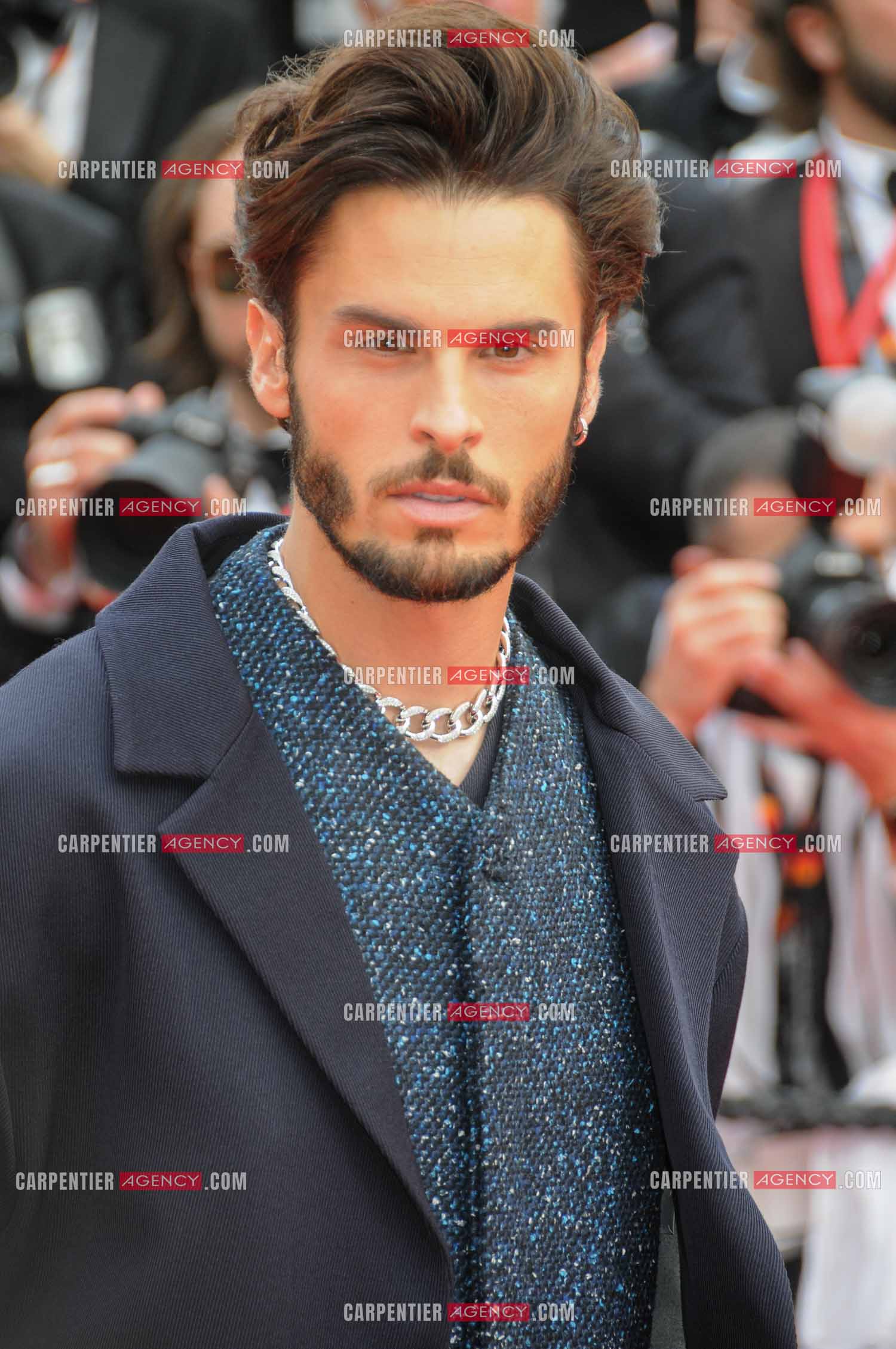 Festival de Cannes 2023. 76e édition, du 16 au 27 mai 2023 au Palais des festivals, à Cannes. Le mannequin Baptiste Giabiconi assiste à la cérémonie d'ouverture et à la projection du film “ Jeanne du Barry “.