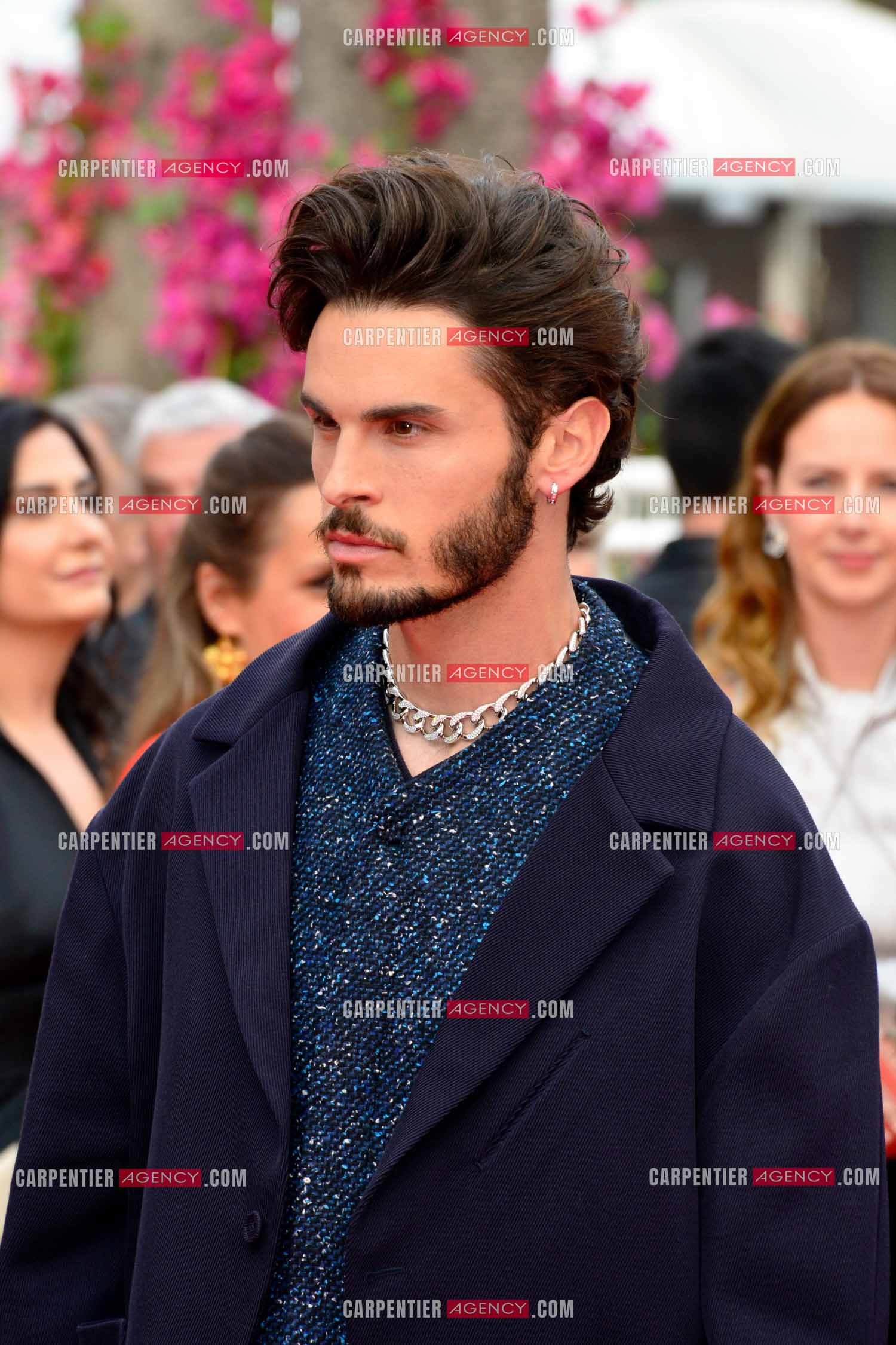 Festival de Cannes 2023. 76e édition, du 16 au 27 mai 2023 au Palais des festivals, à Cannes. Le mannequin Baptiste Giabiconi assiste à la cérémonie d'ouverture et à la projection du film “ Jeanne du Barry “.